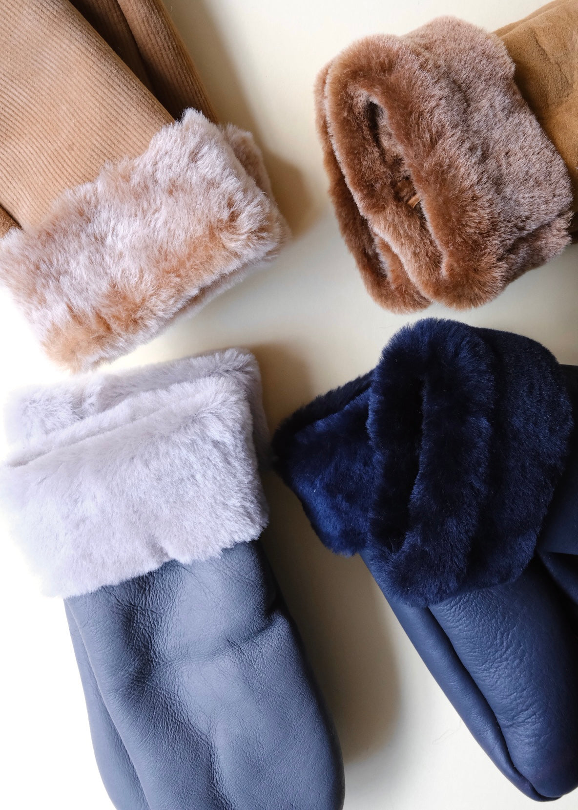 Folk Sheepskin Mittens