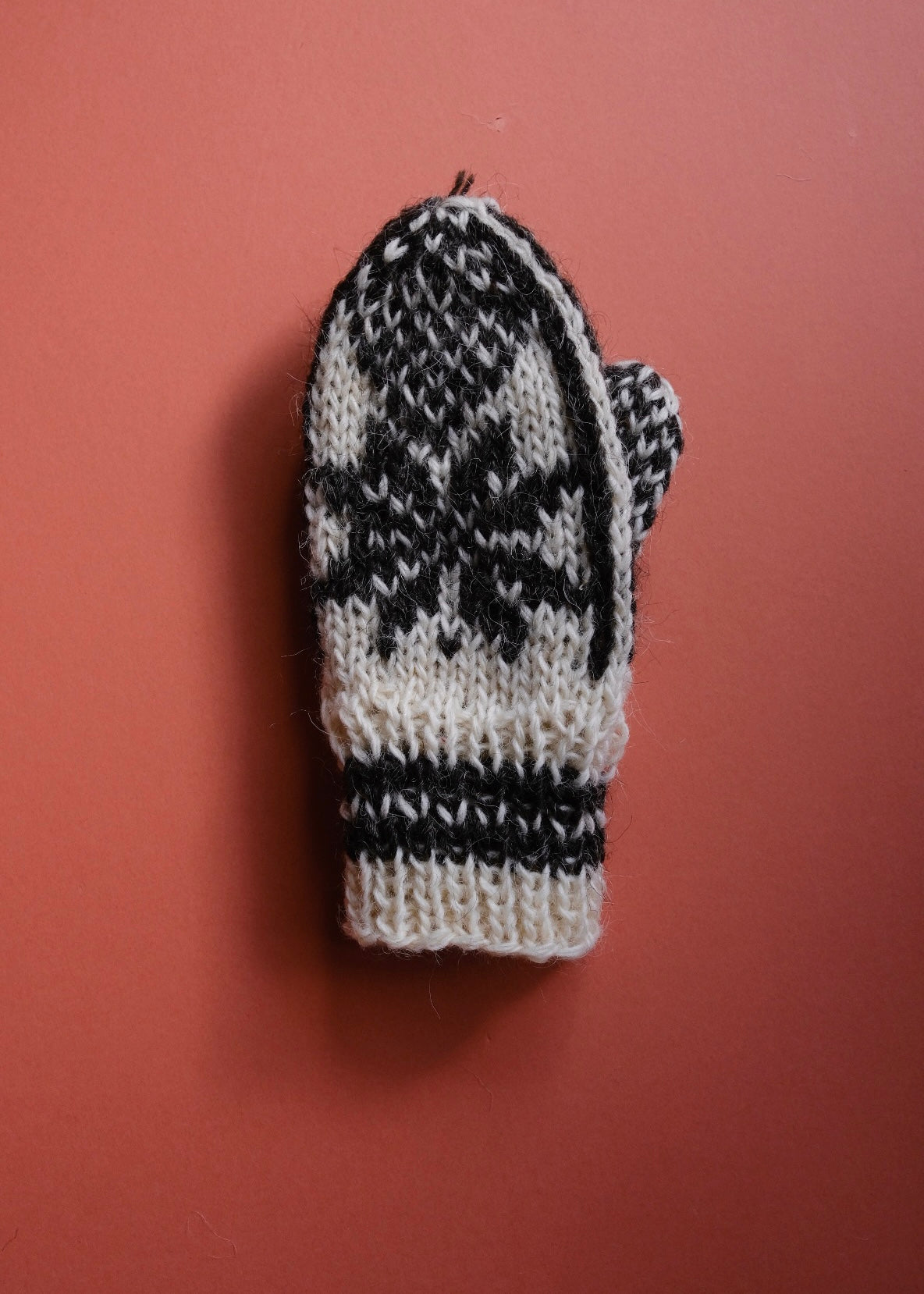 Snowflake Woollen Mittens