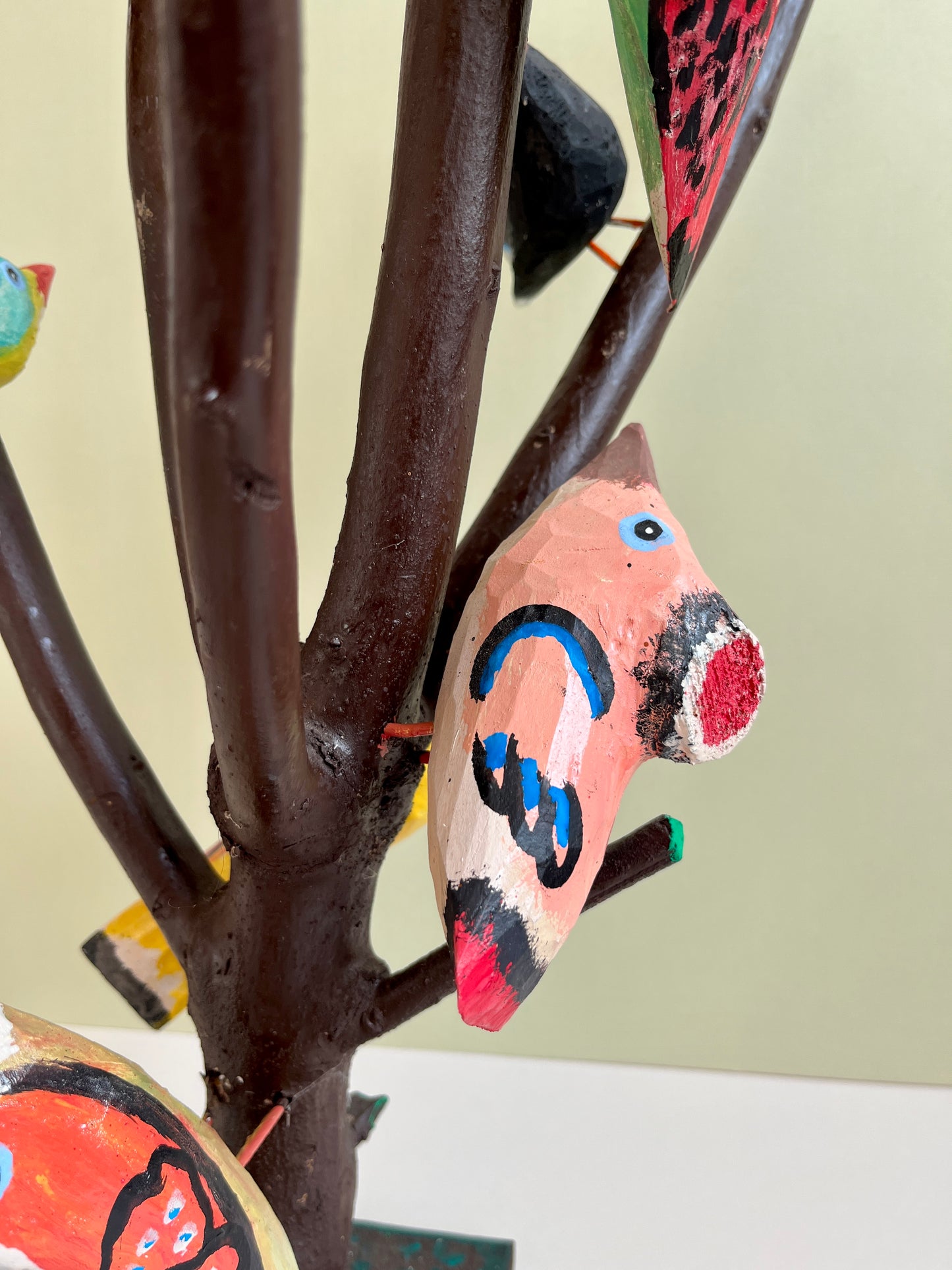 Wooden Tree with Birds by Eugeniusz