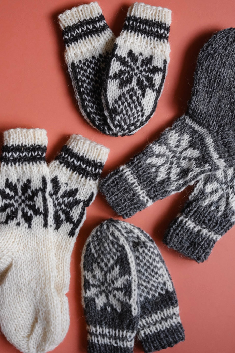 Snowflake Woollen Socks