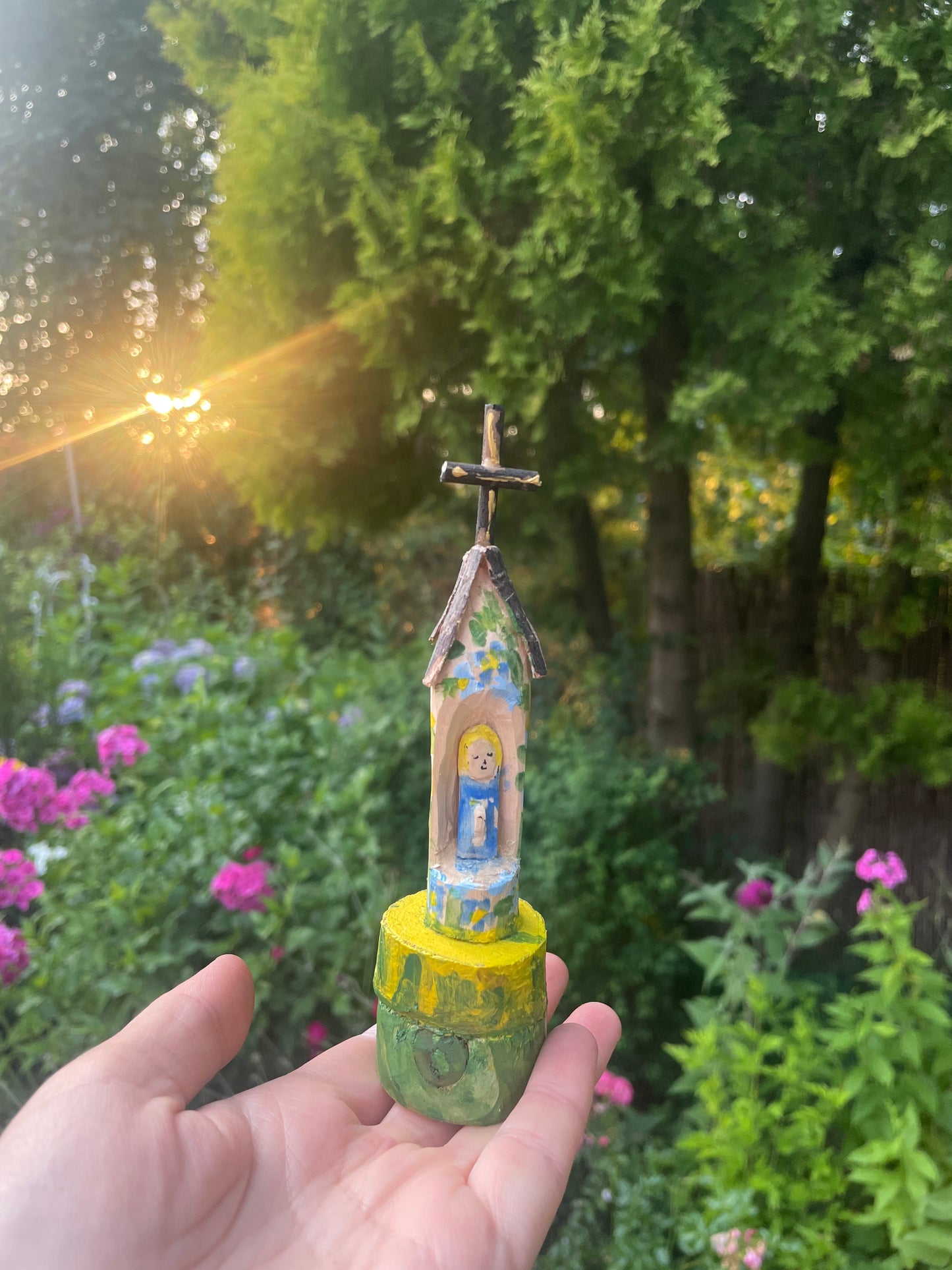Wooden Shrine by Maria