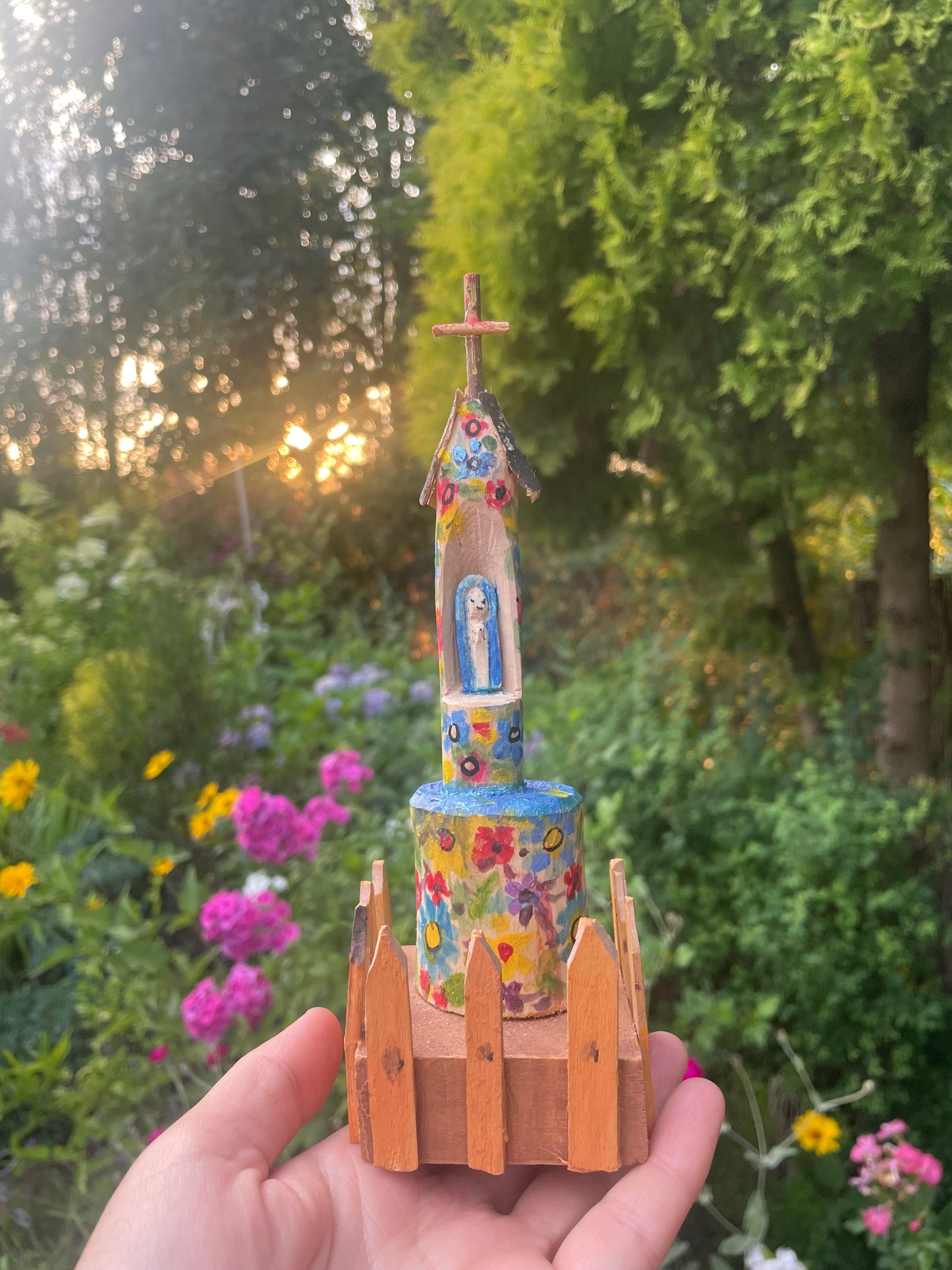Wooden Shrine by Maria