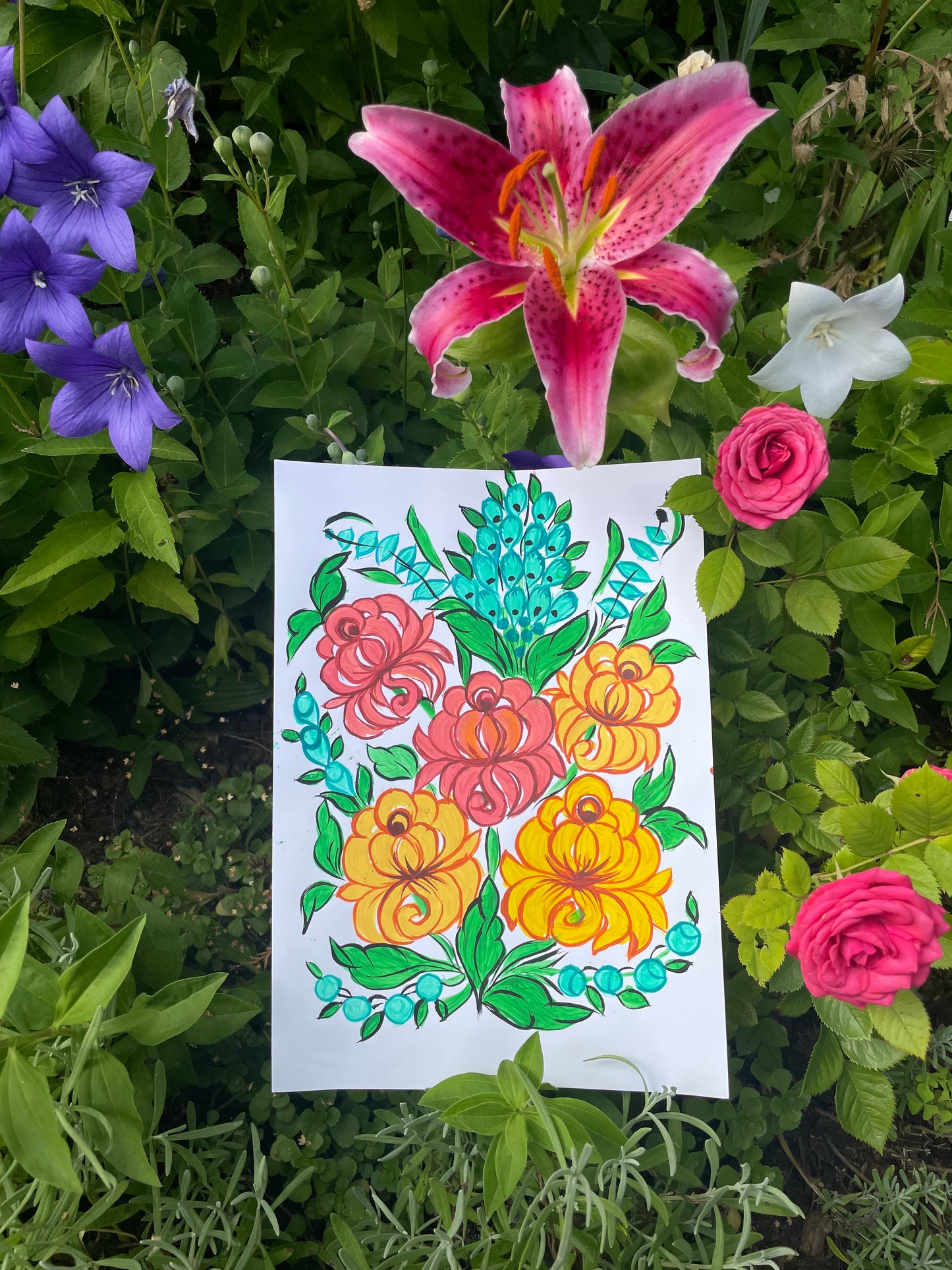 Zalipie Original Painting