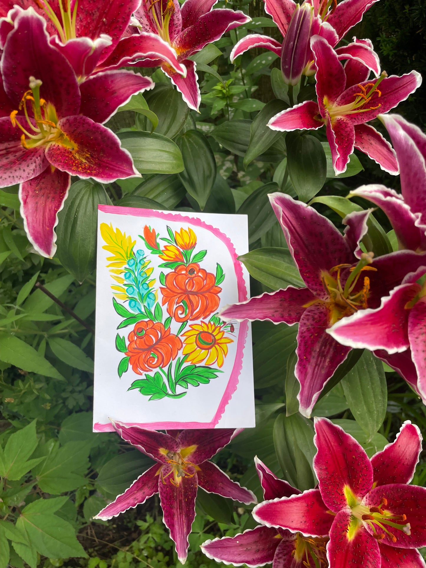 Zalipie Original Painting