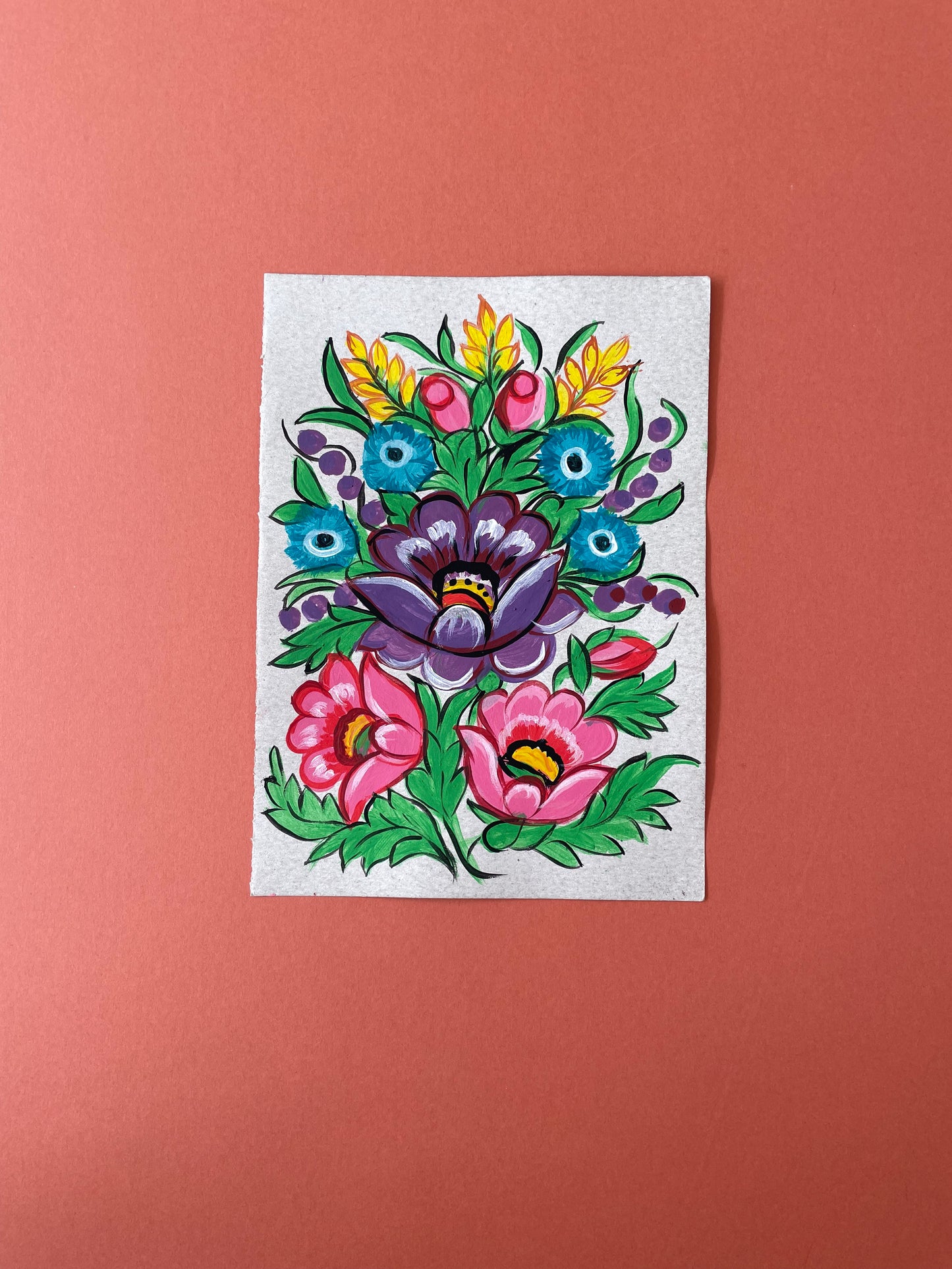 Zalipie Original Painting