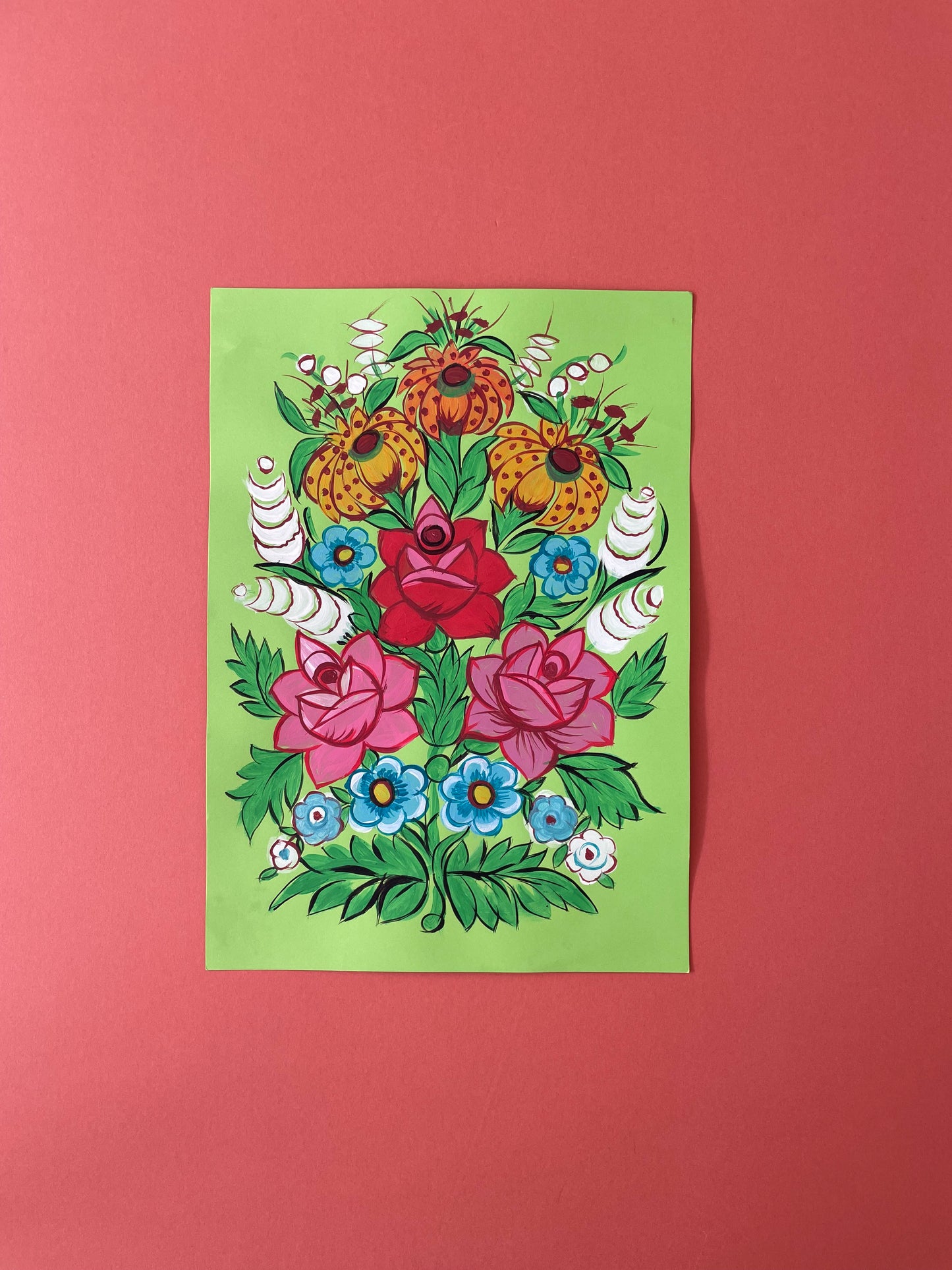 Zalipie Original Painting