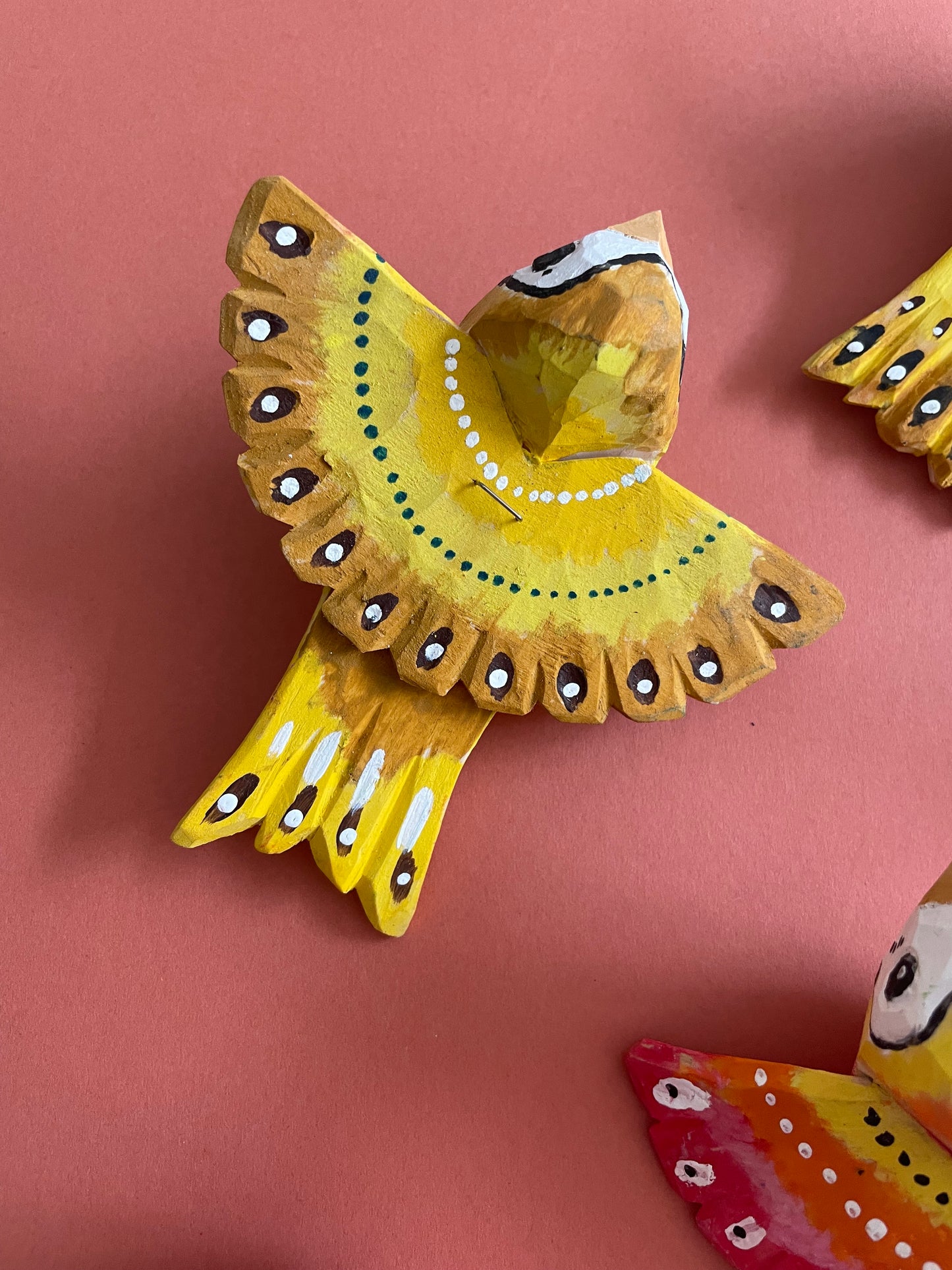 Colourful Hanging Bird