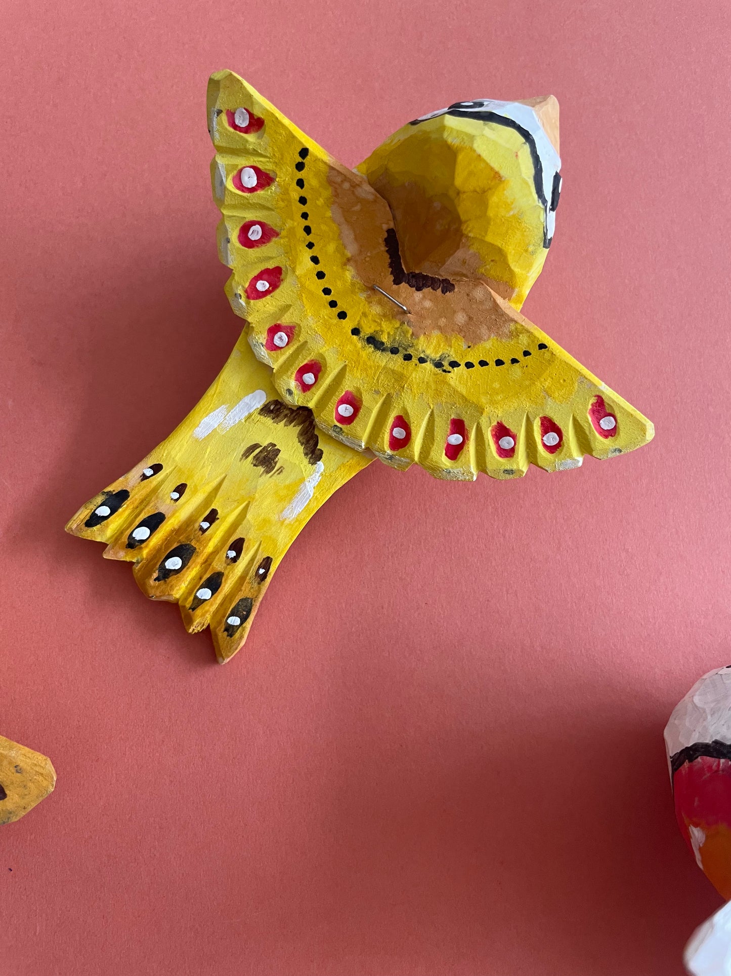 Colourful Hanging Bird