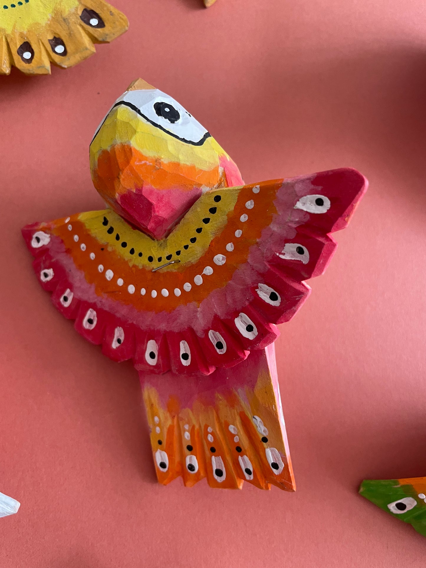 Colourful Hanging Bird