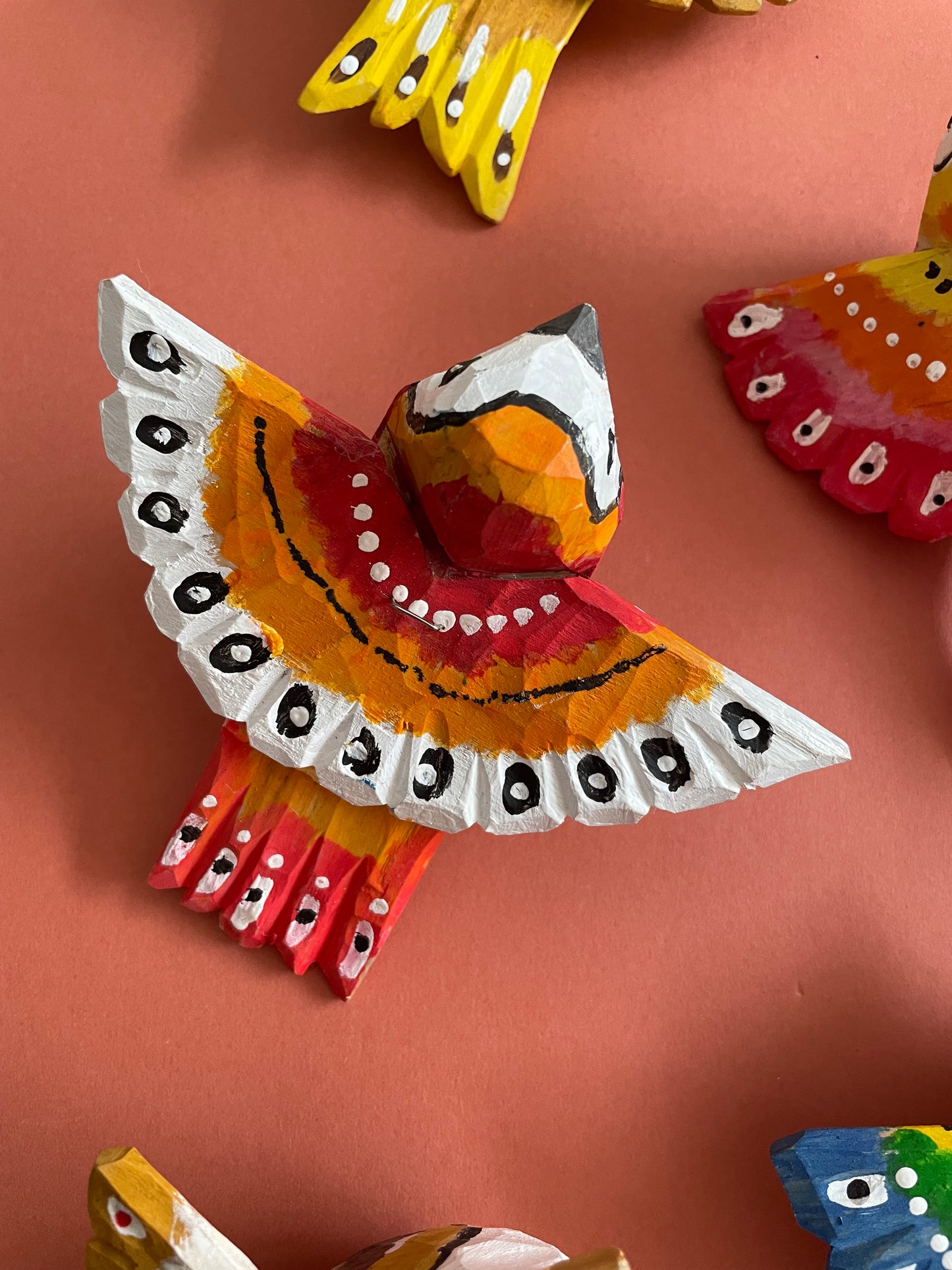 Colourful Hanging Bird