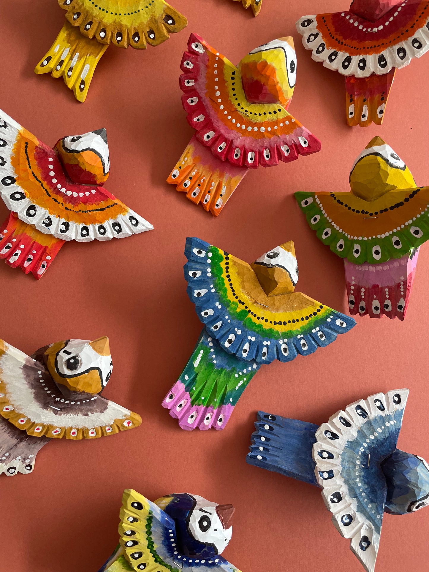 Colourful Hanging Bird