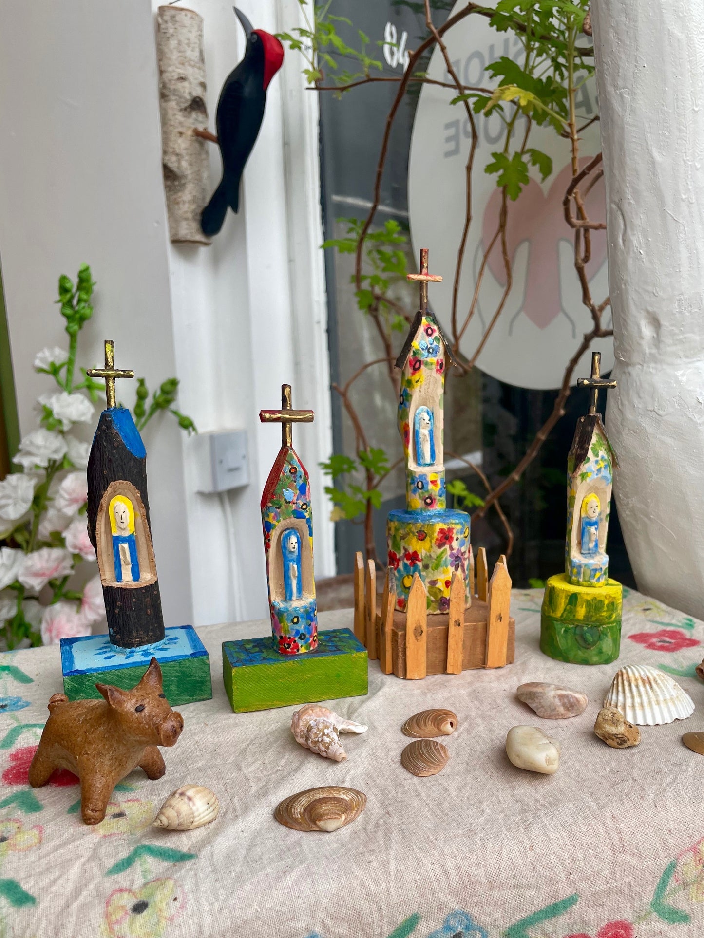 Wooden Shrine by Maria