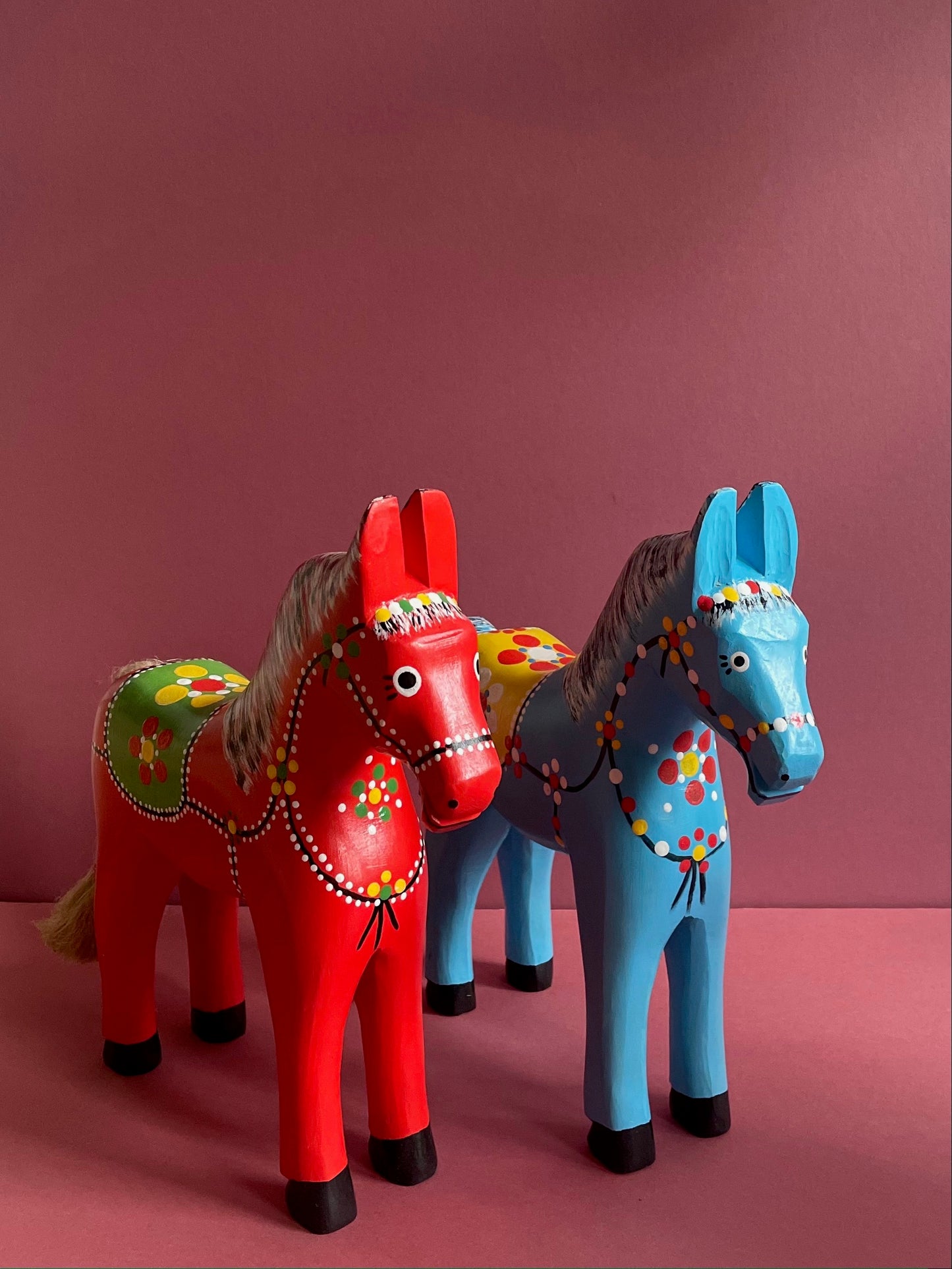 Hand Painted Large Horse by Wiesia