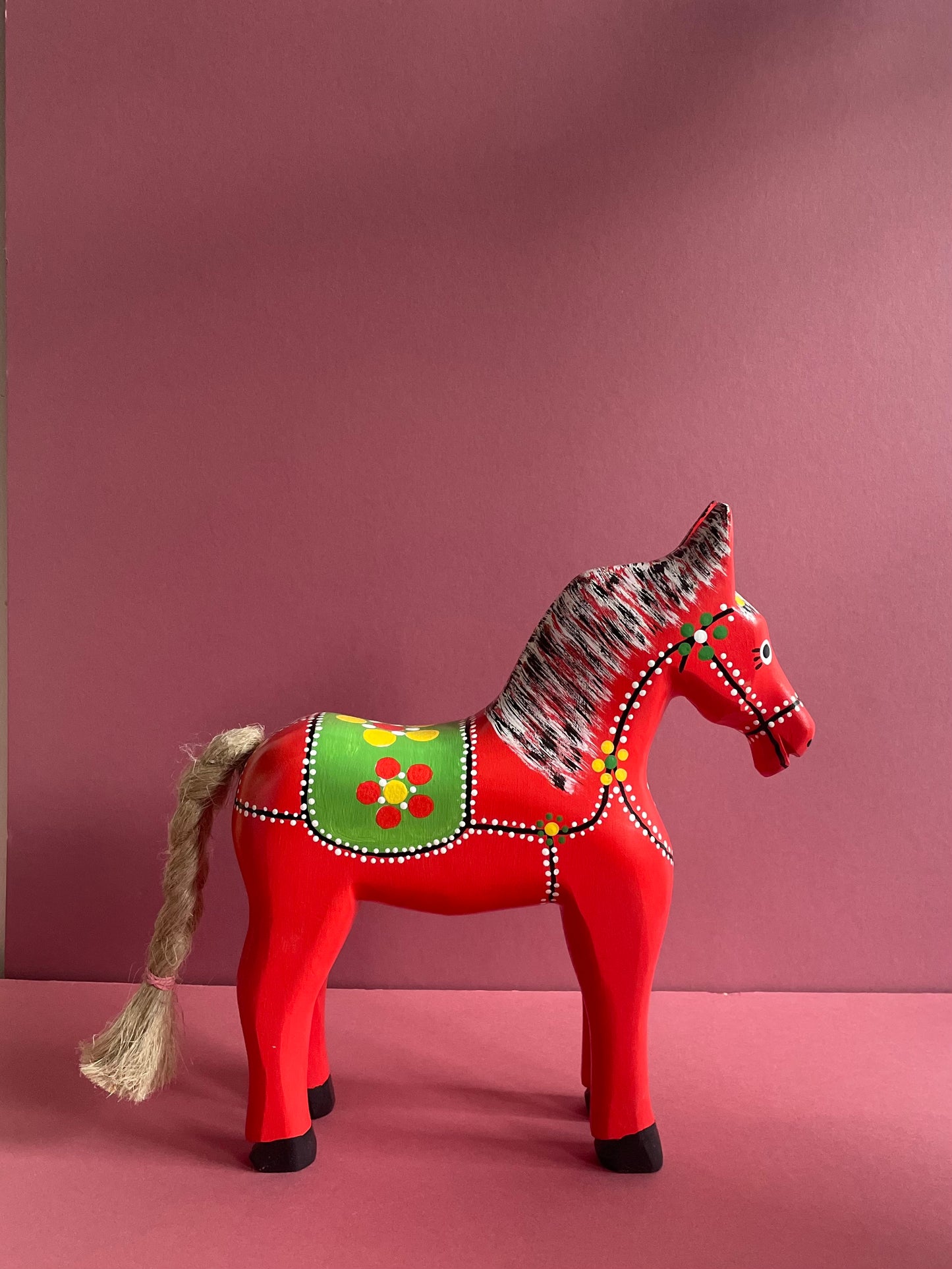 Hand Painted Large Horse by Wiesia