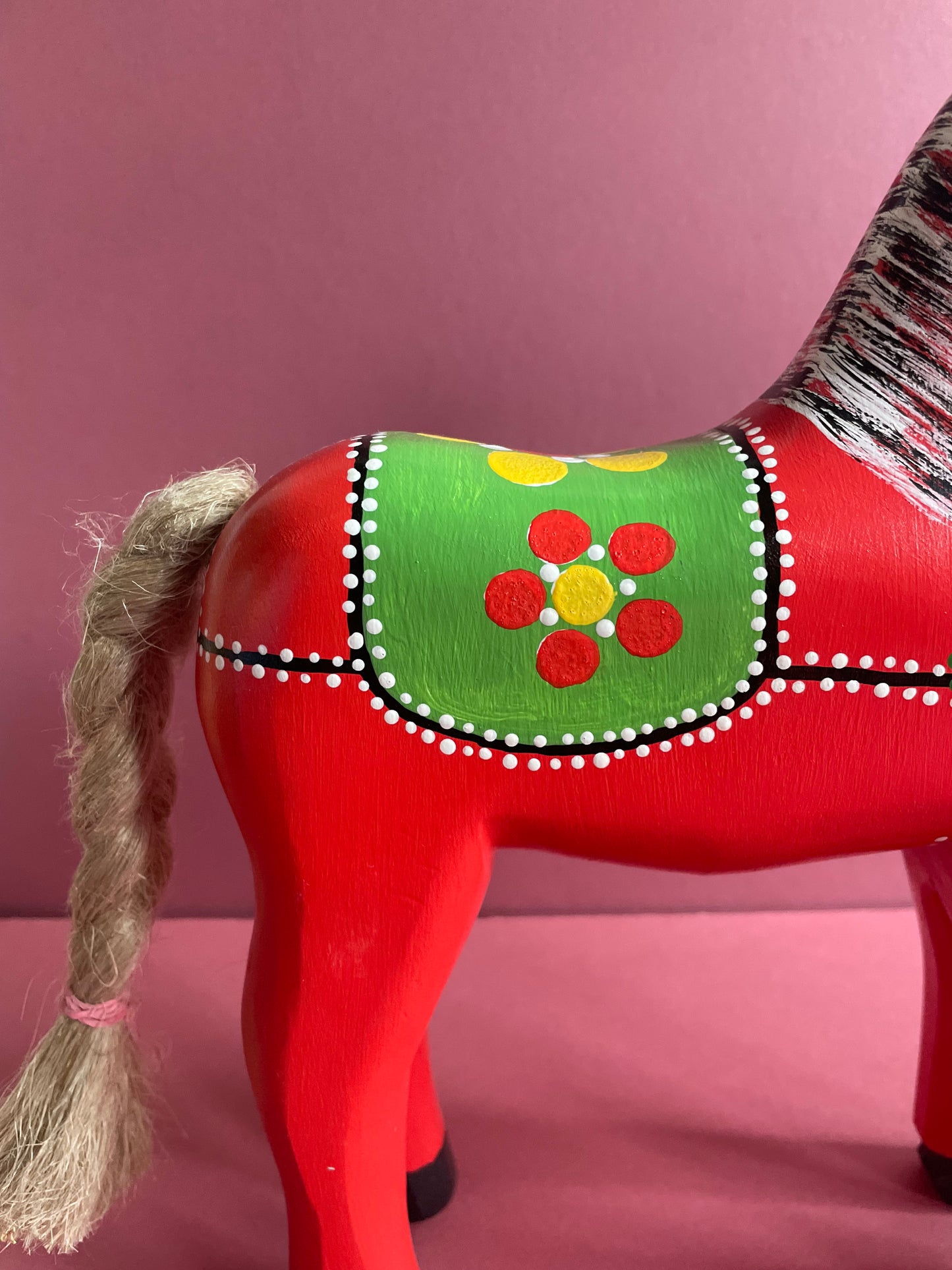 Hand Painted Large Horse by Wiesia