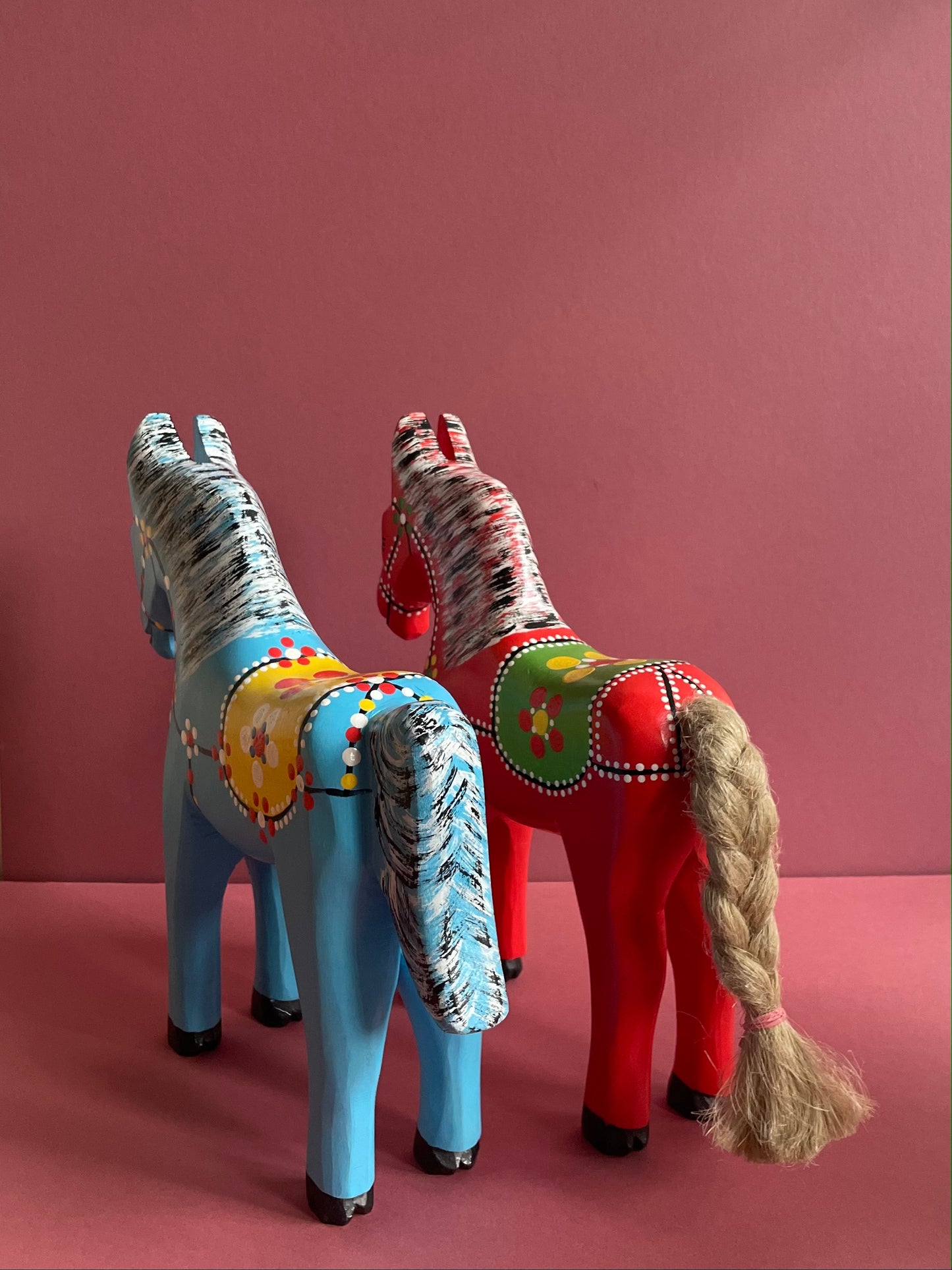 Hand Painted Large Horse by Wiesia
