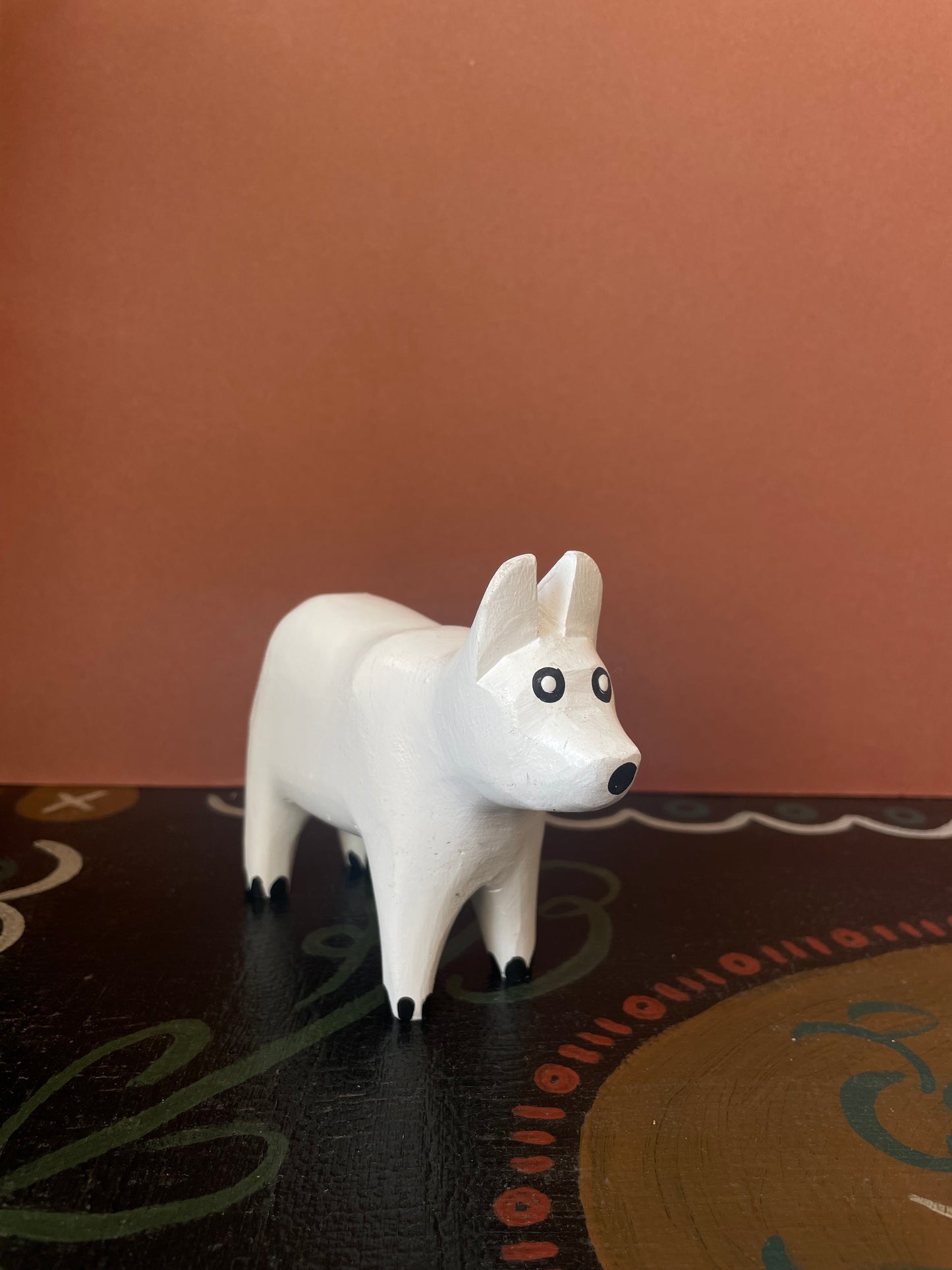 Wooden Polar Bear by Wiesia