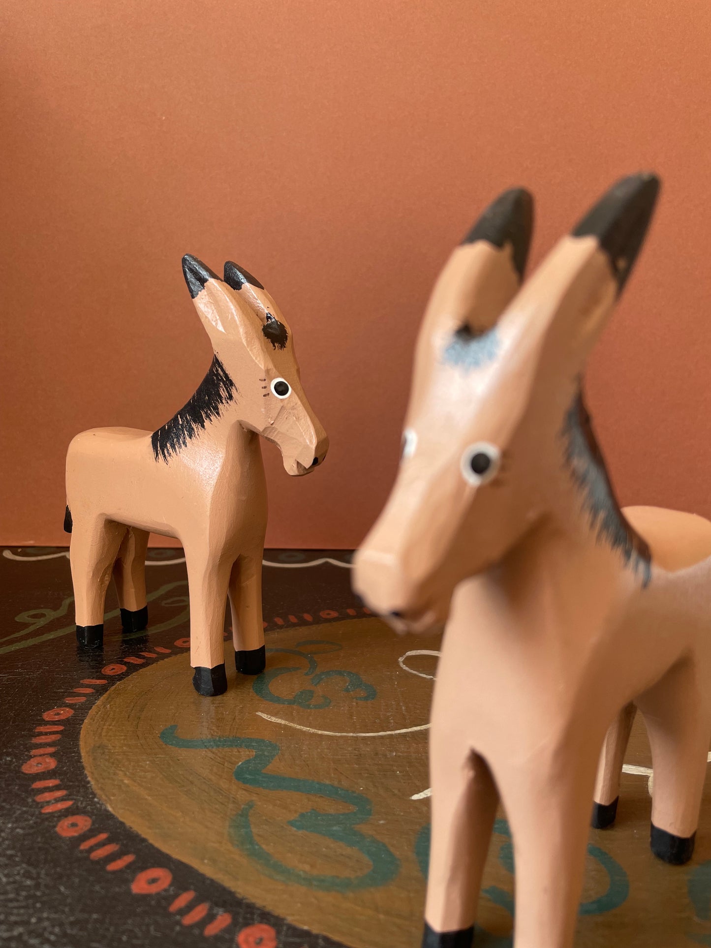 Wooden Donkey by Wiesia
