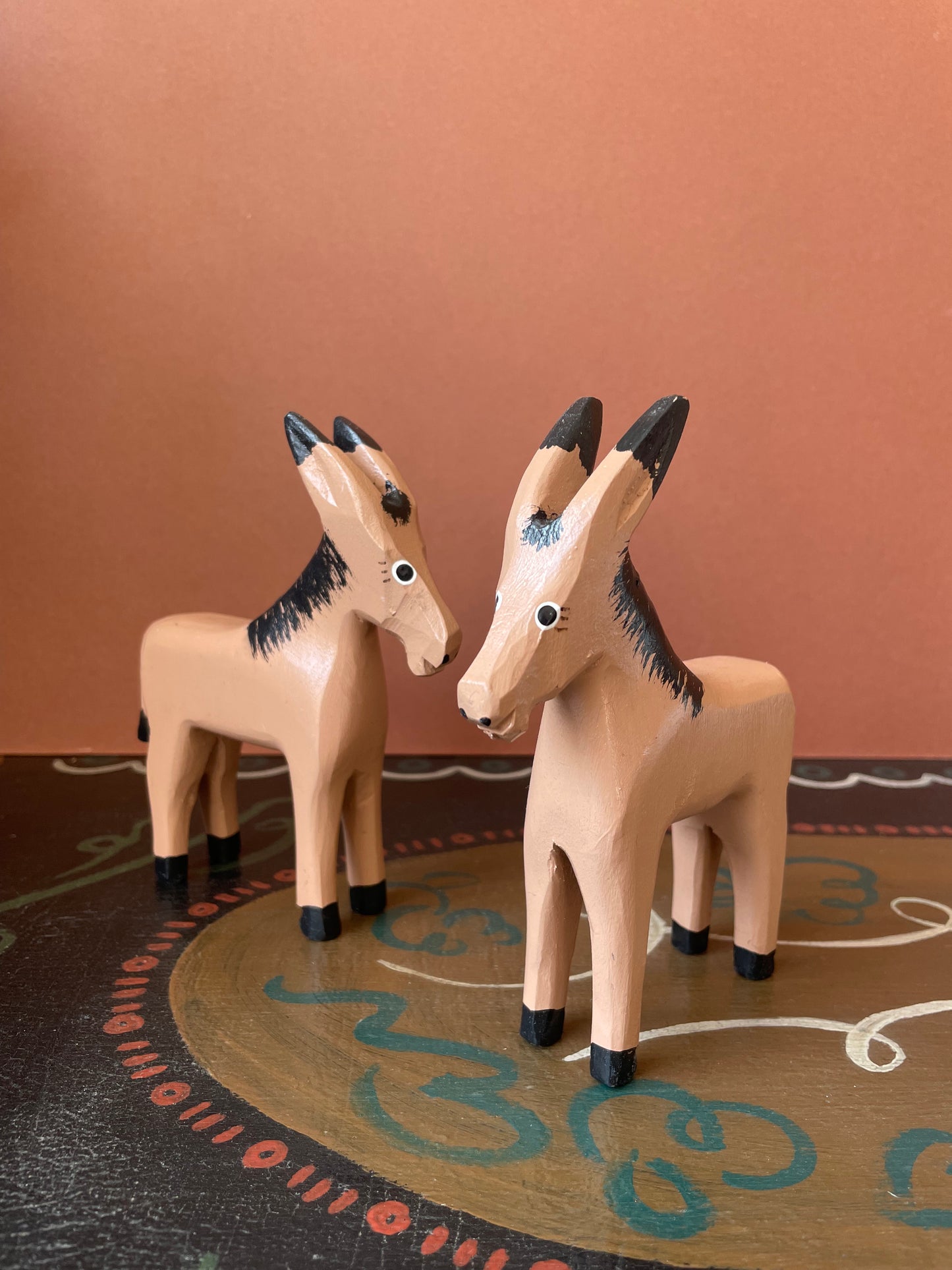 Wooden Donkey by Wiesia