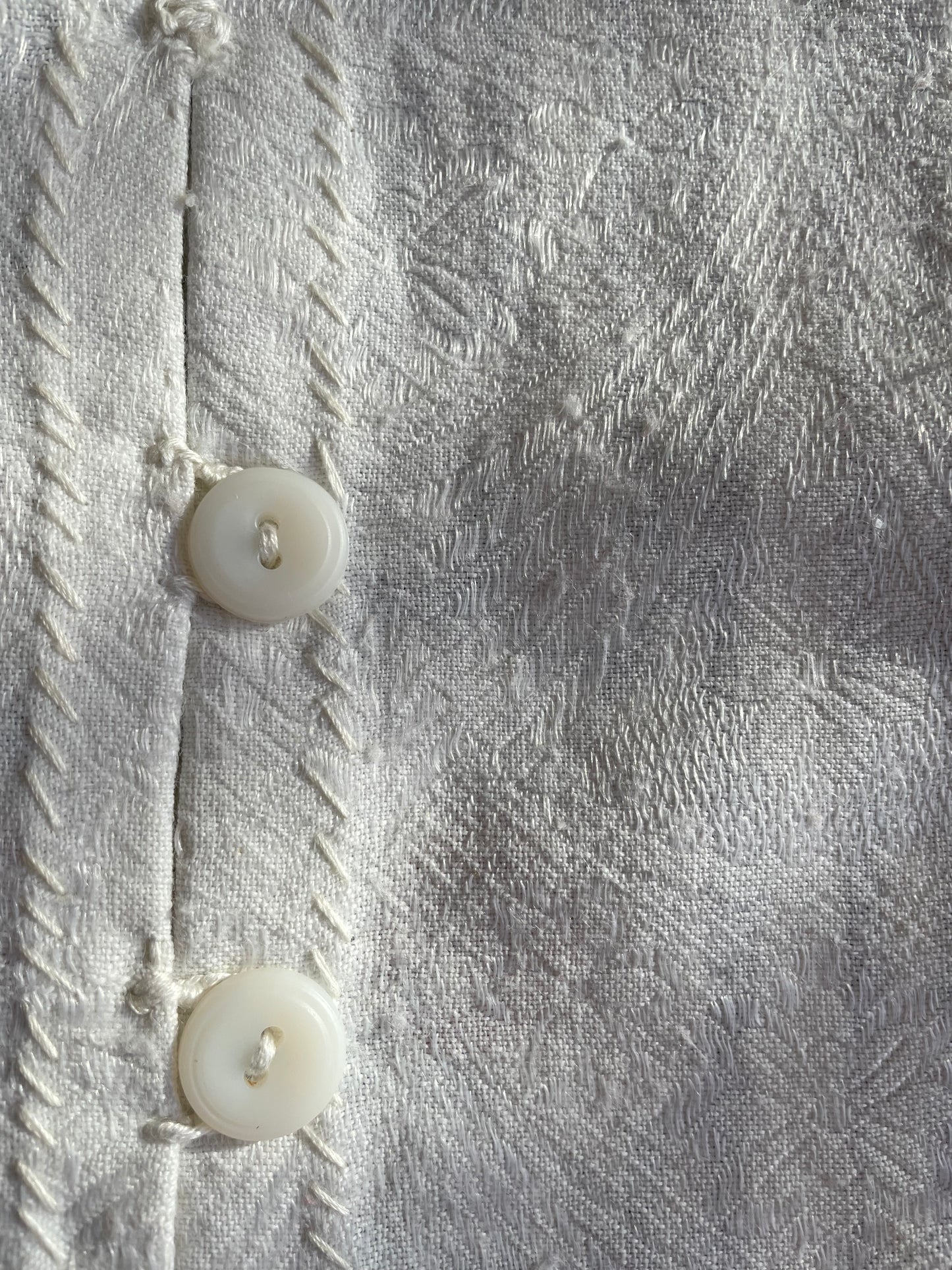 Chamomiles In a Vase Emroidered Cushion Cover by Teresa