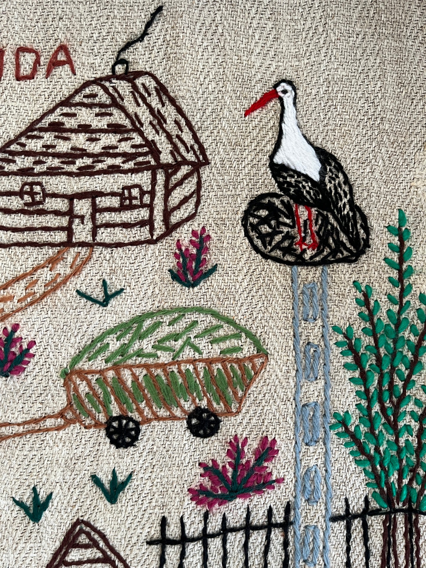 Cottage Hand Embroidered Makatka by Anna