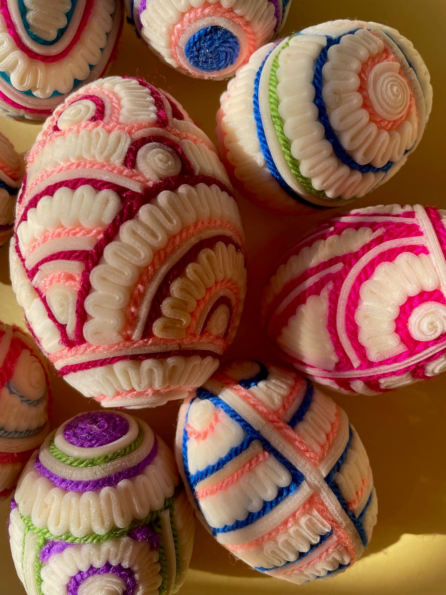 Bullrush Pisanki Easter Eggs by Michal