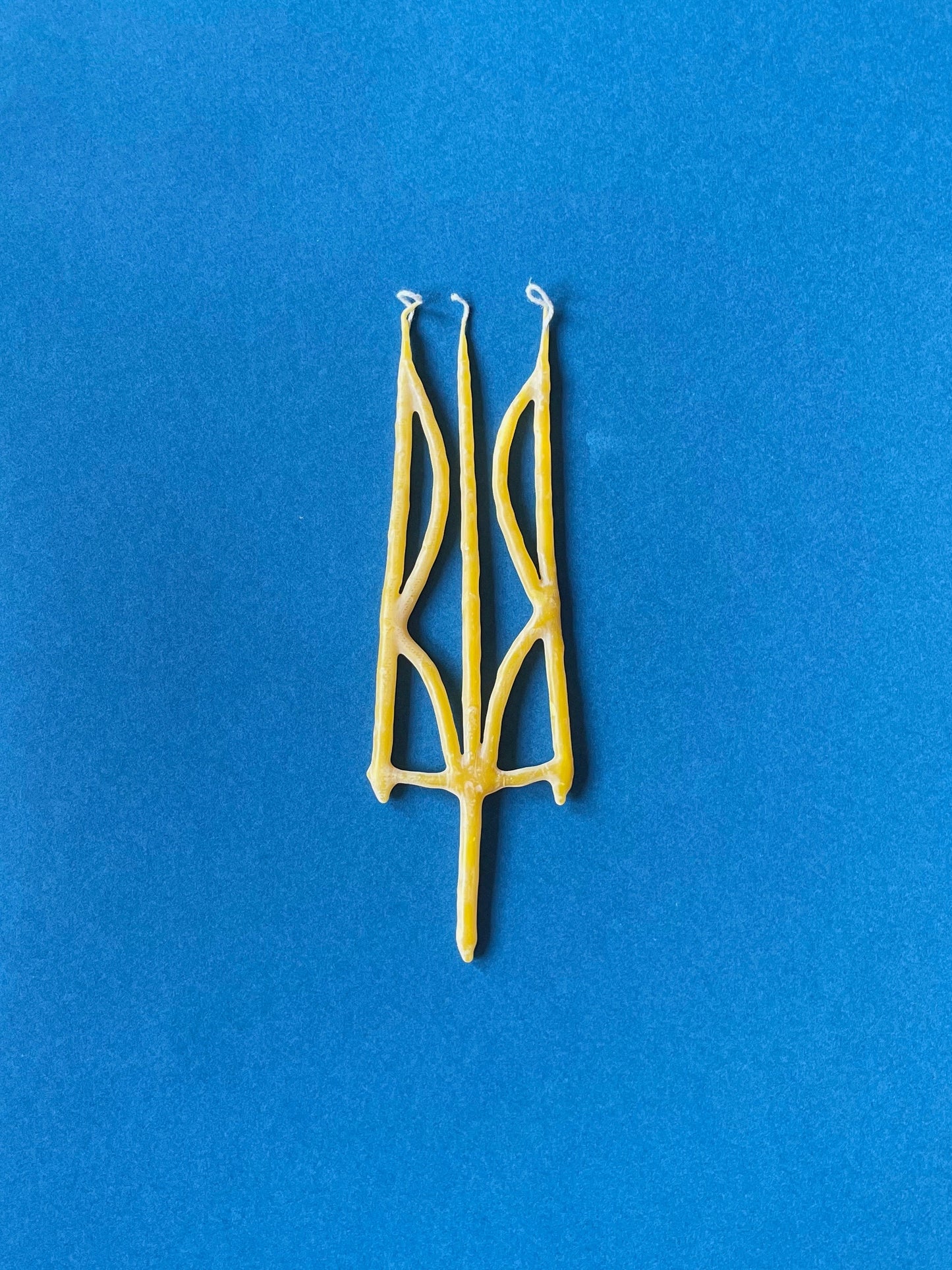 Trident Beeswax Candle by Iryna