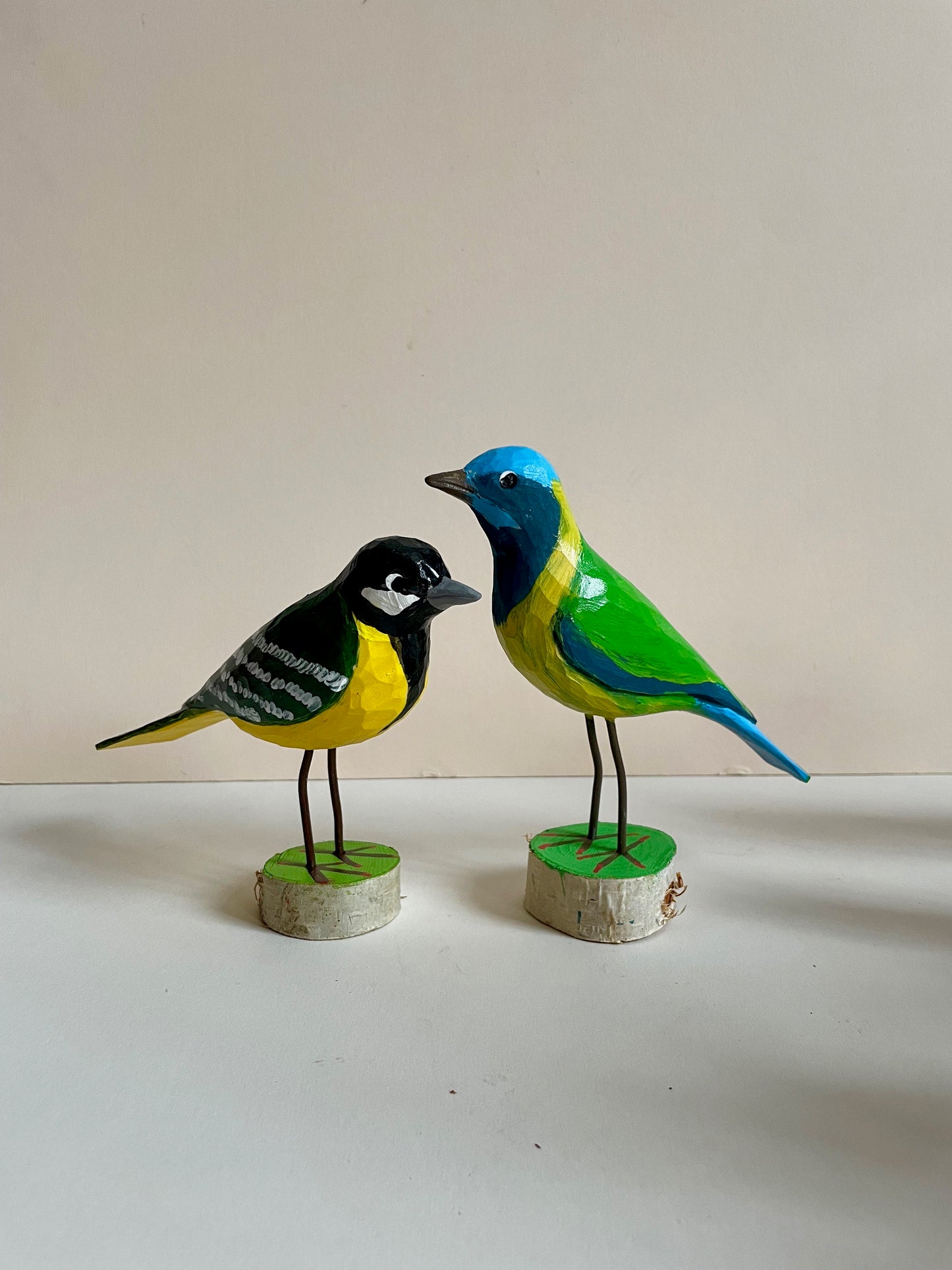 Colourful Wooden Bird by Marian