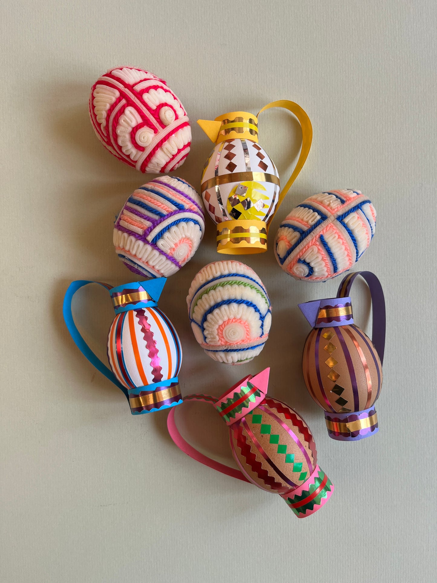 Bullrush and Jug Easter Eggs by Michal
