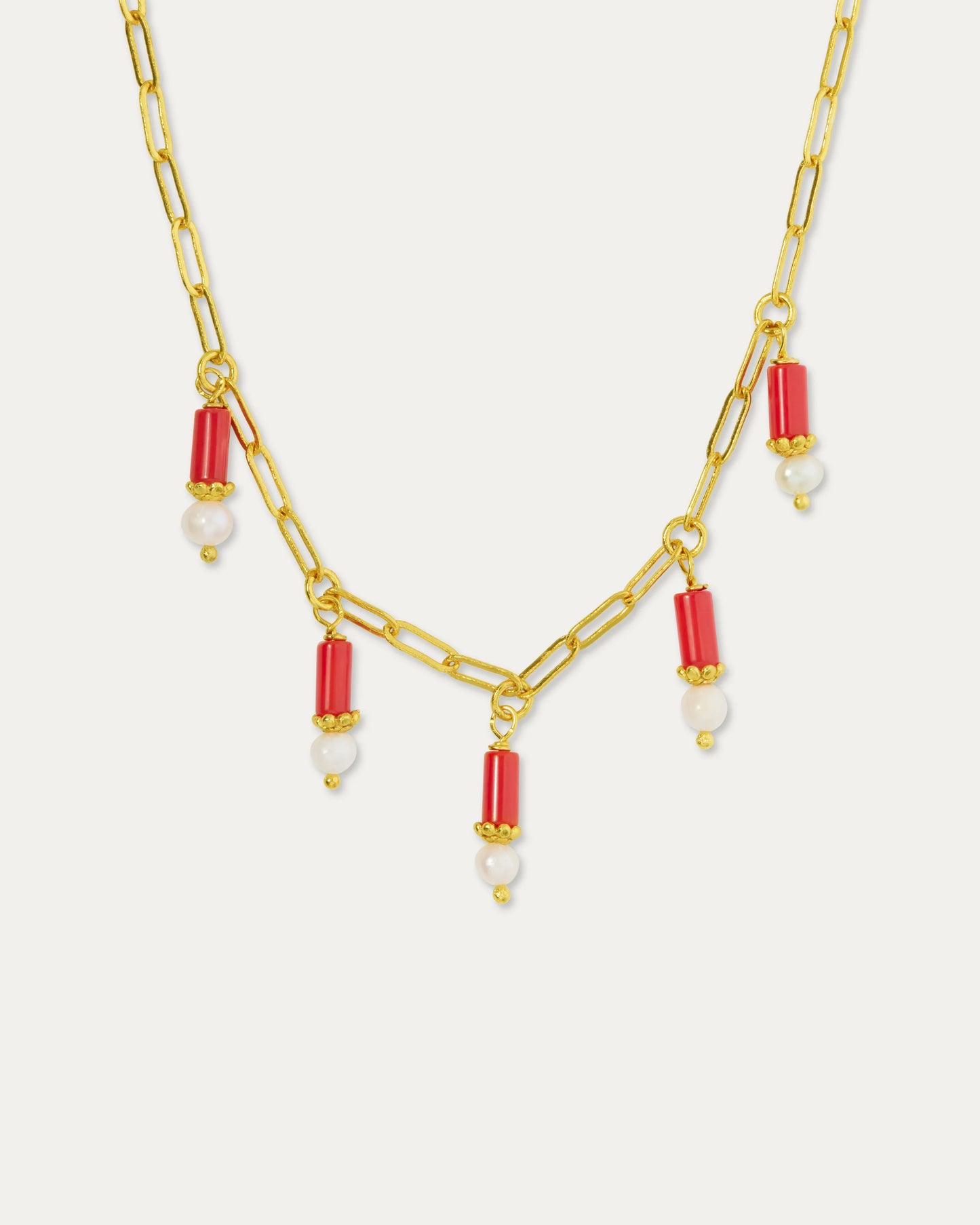 Scarlett Pearl Chain Necklace by Ottoman Hands