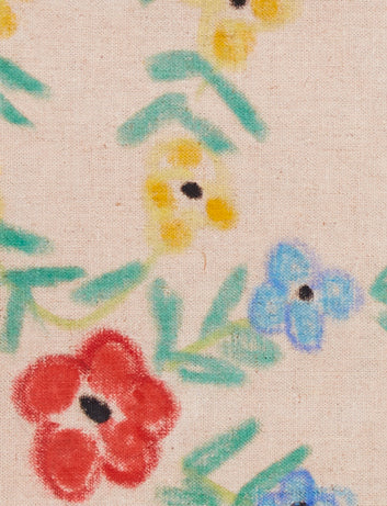 Floral Hand Painted Napkins by Cesca Dvorak