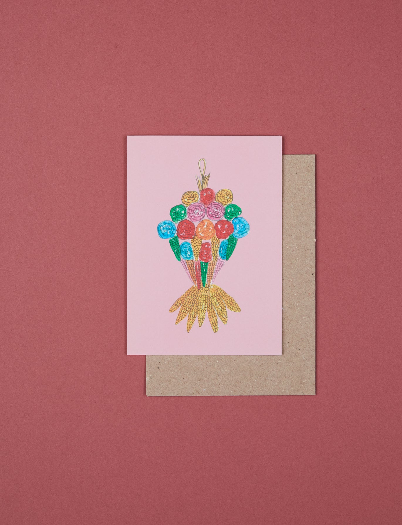 Pajak from Zalipie Greeting Card