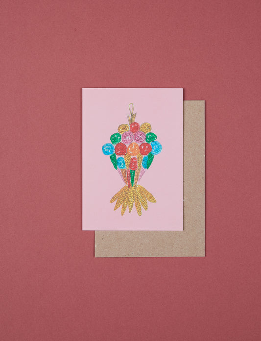 Pajak from Zalipie Greeting Card