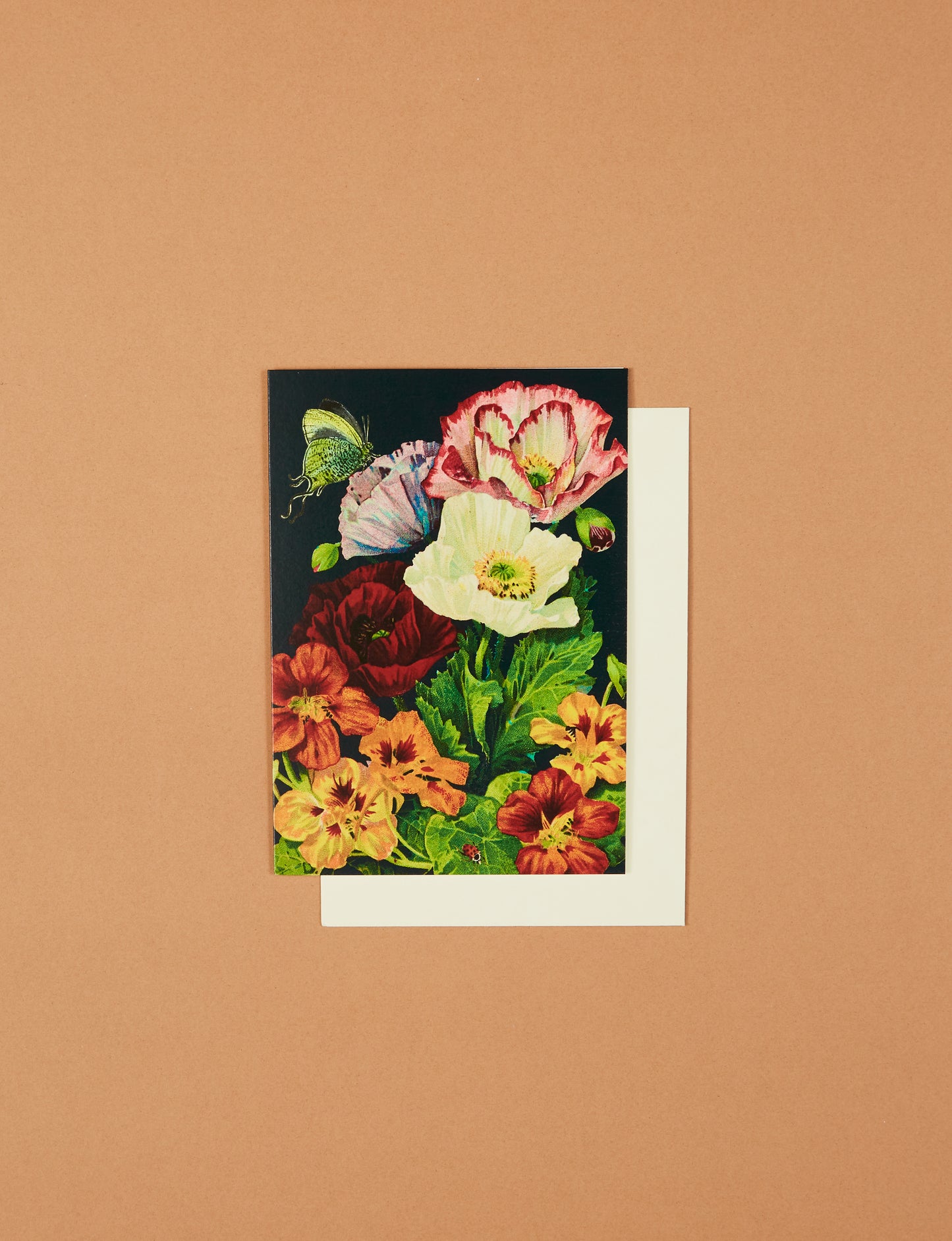 Midnight Poppies Card by Madame Treacle