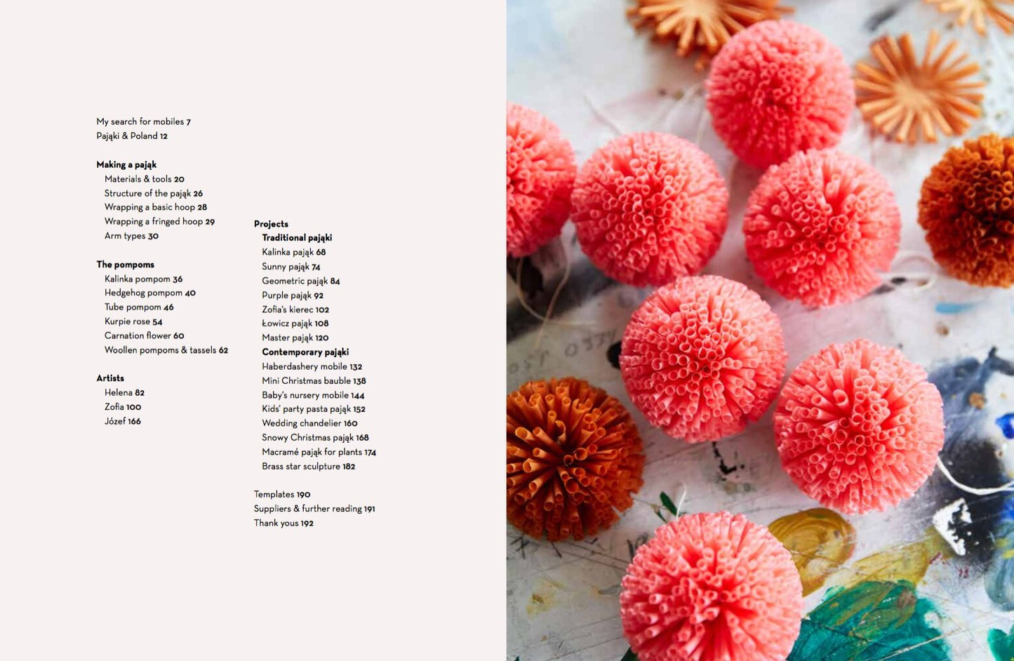 Making Mobiles. Create Beautiful Polish Pajaki from Natural Materials by Karolina Merska. Signed copy.