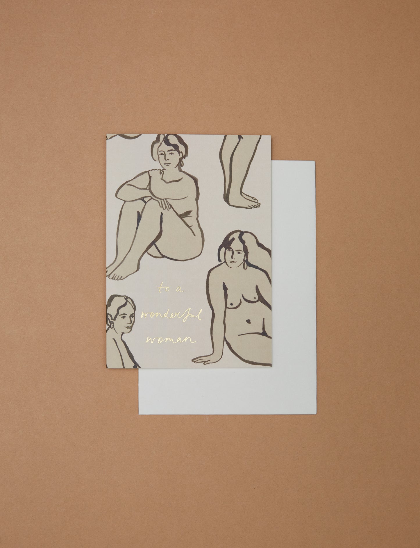 To a Wonderful Woman Card by Wanderlust Co.