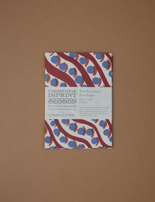 Charleston Burgundy Envelopes set of 10 by Cambridge Imprint