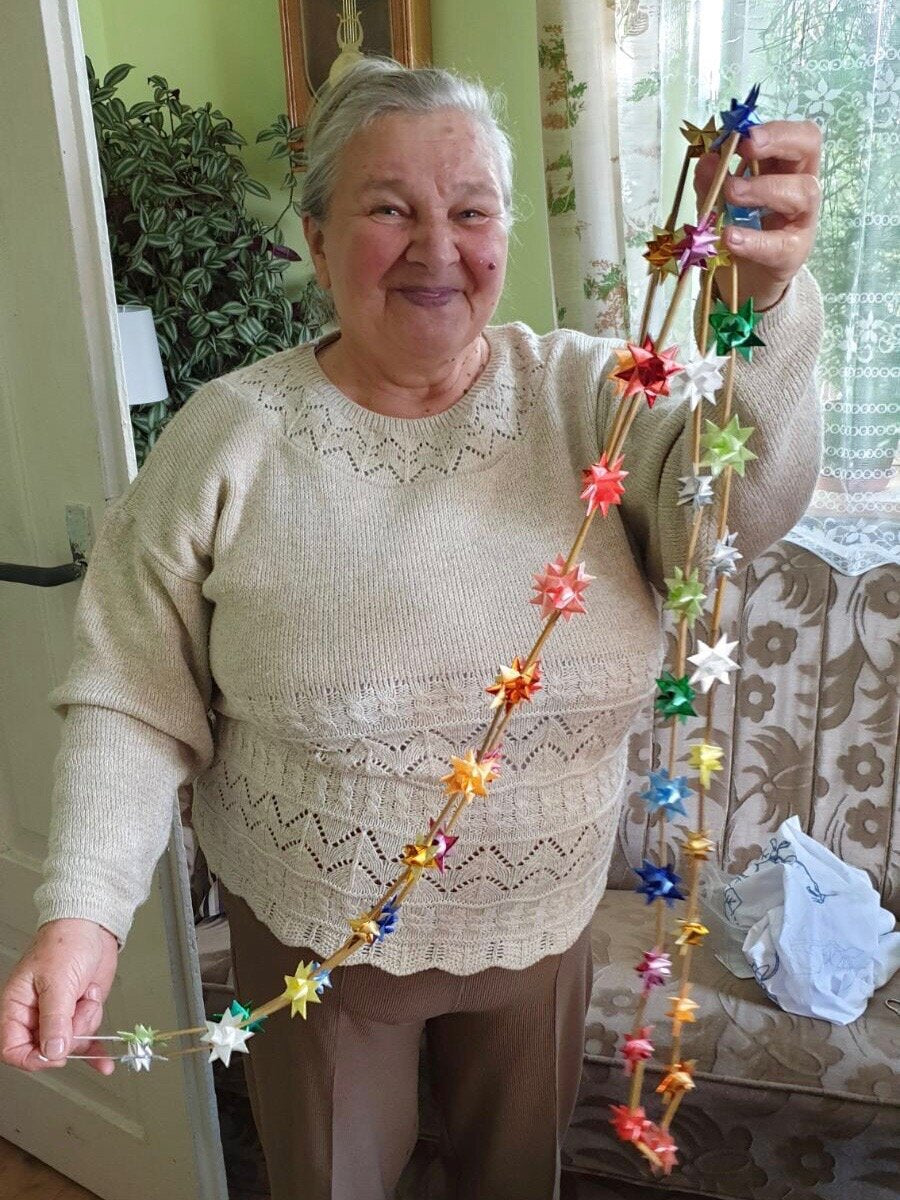 Rainbow Garland by Lucyna