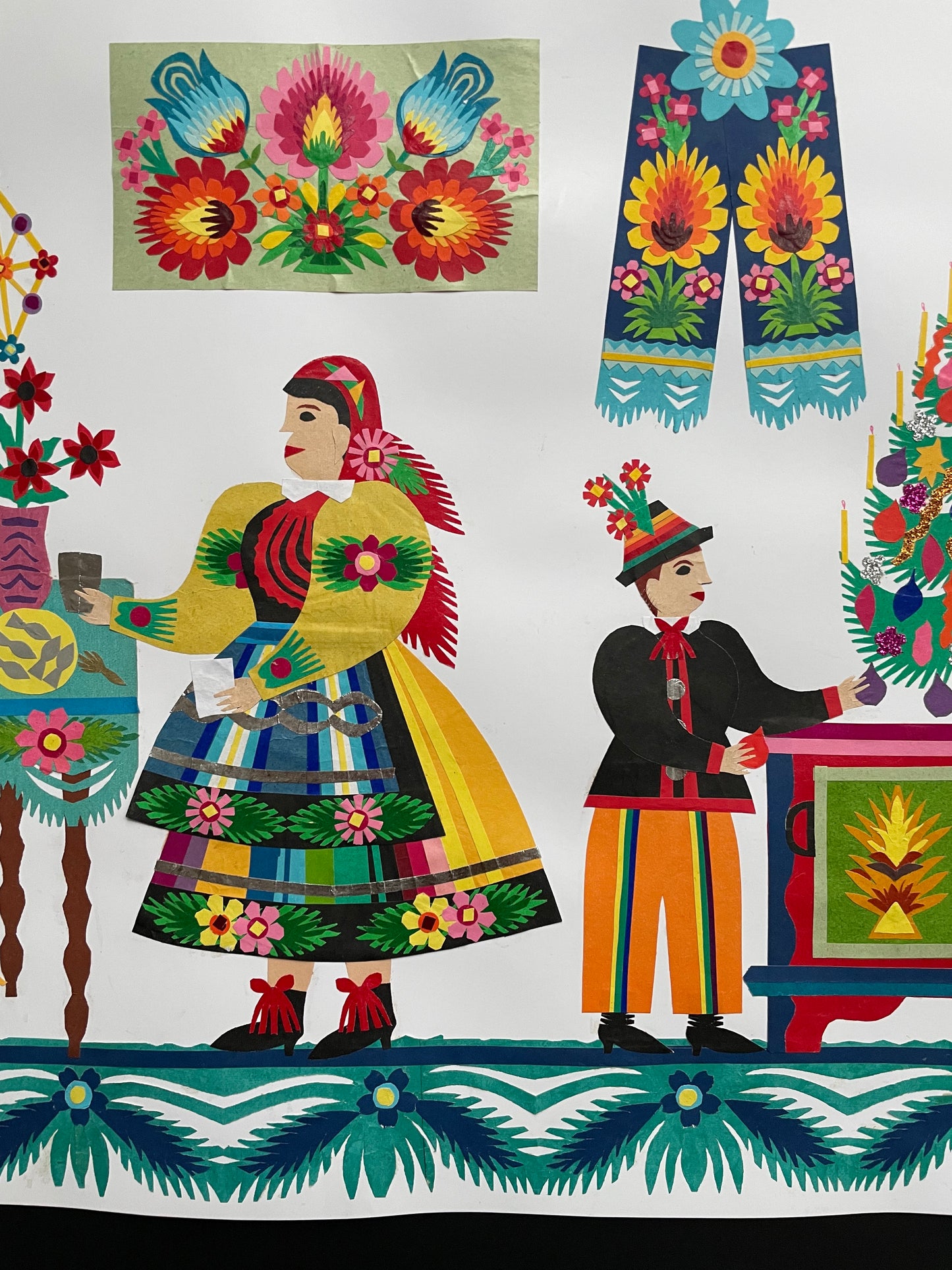 Under Pajaki Large Papercut by Maria