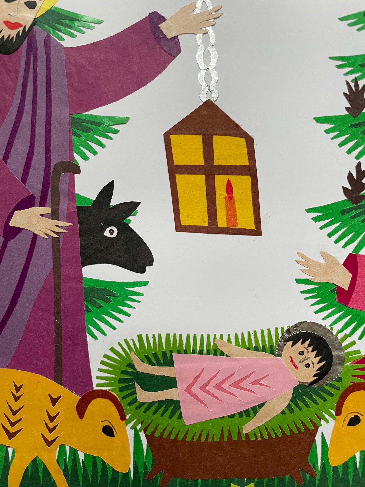 Nativity Scene Papercut by Maria