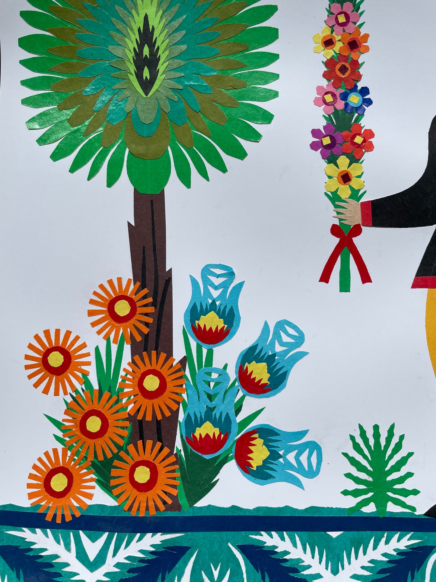 Palm Sunday Papercut by Maria