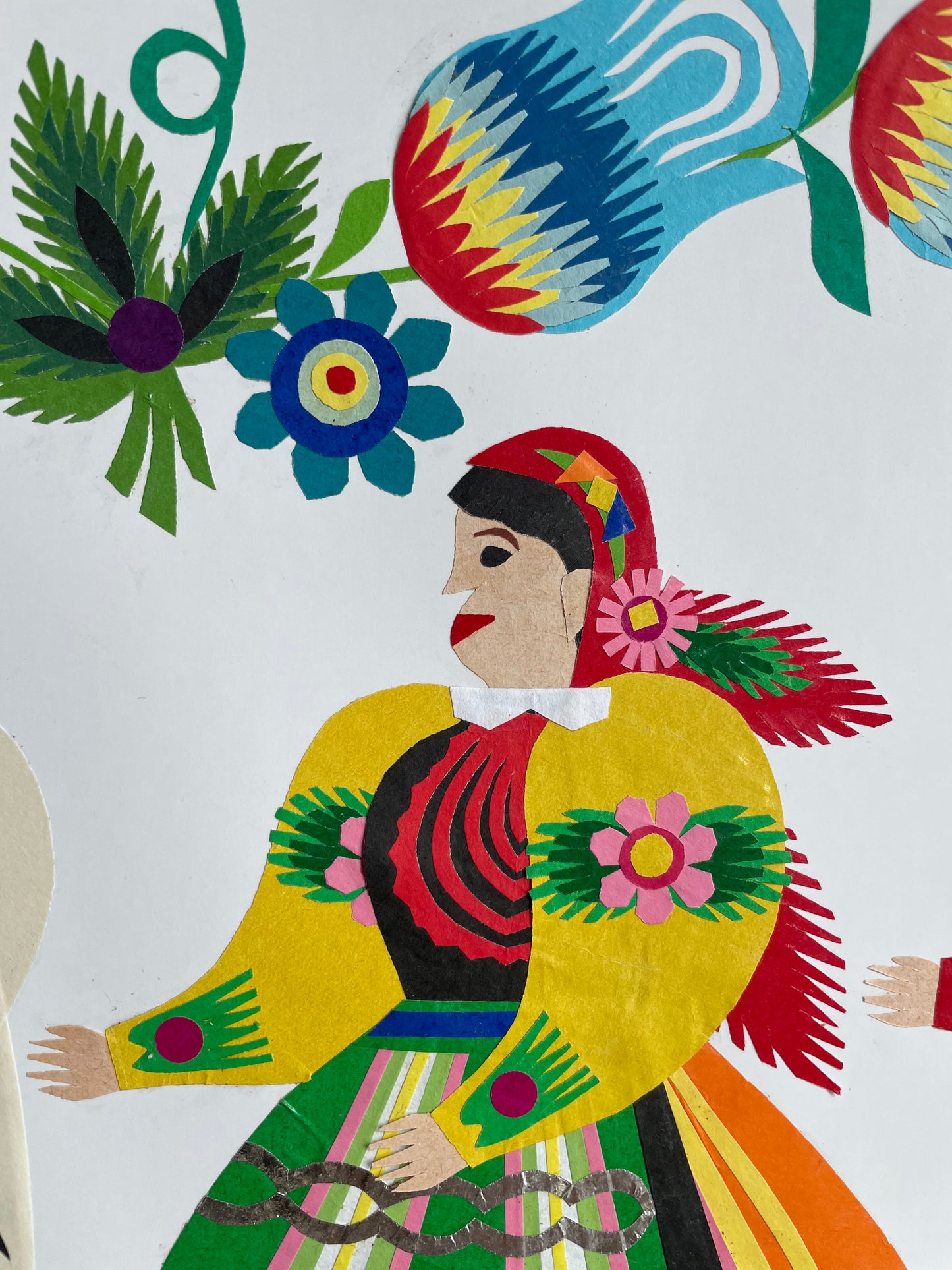 Blessing Easter Baskets Papercut by Maria
