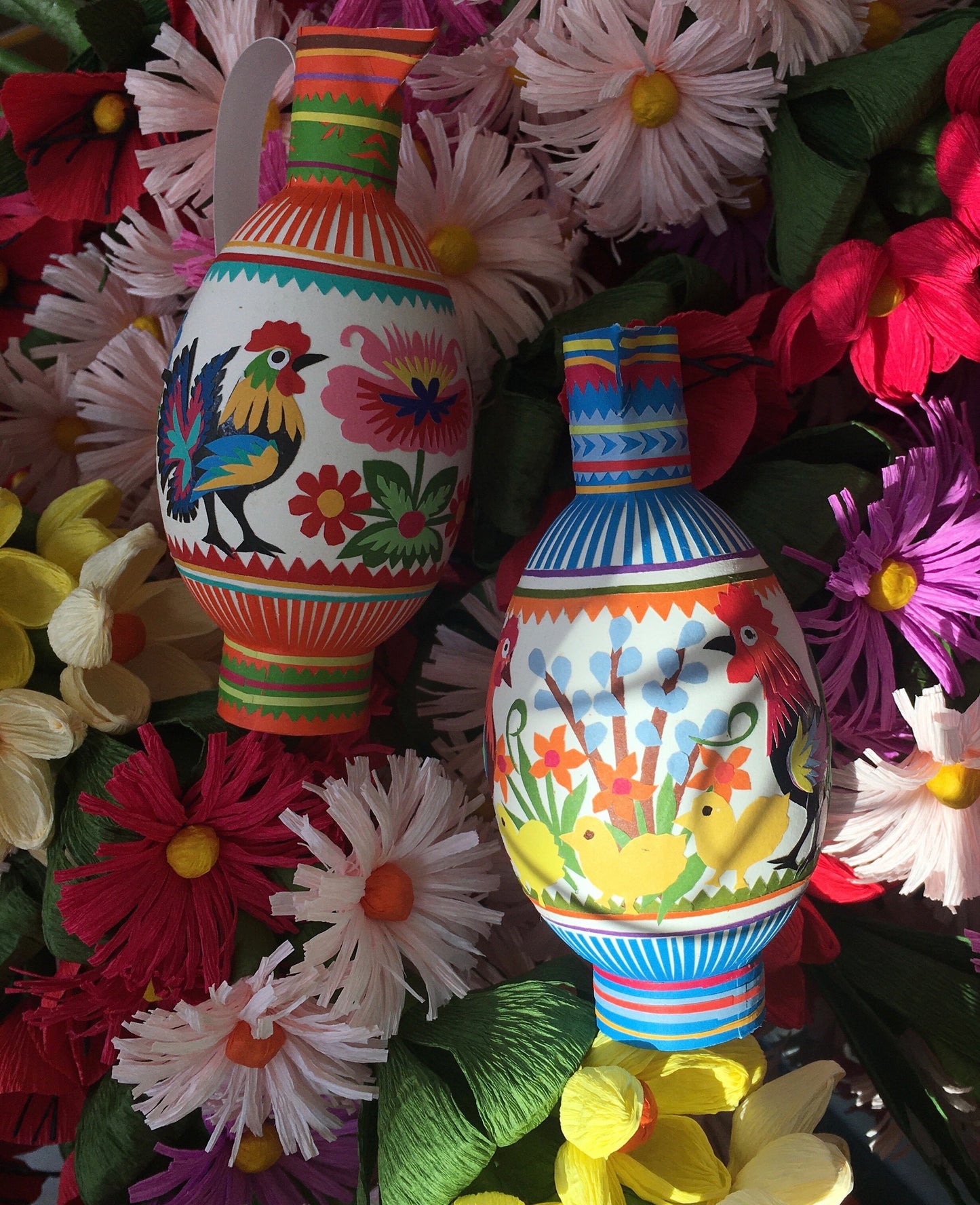 Pisanki Paper Cut Jug by Miroslawa