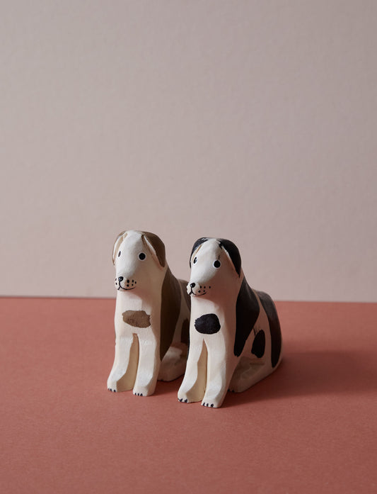 Hand carved Wooden Dog