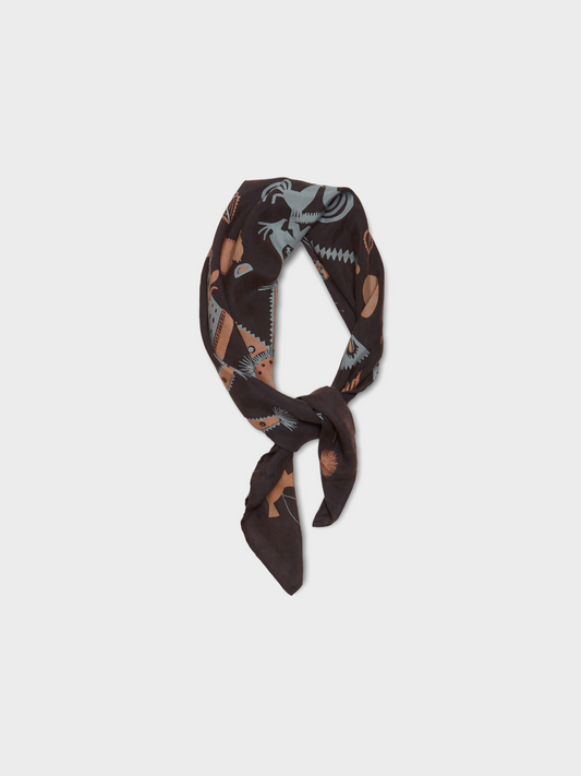 Folka Scarf in Black by Caitlin Hinshelwood
