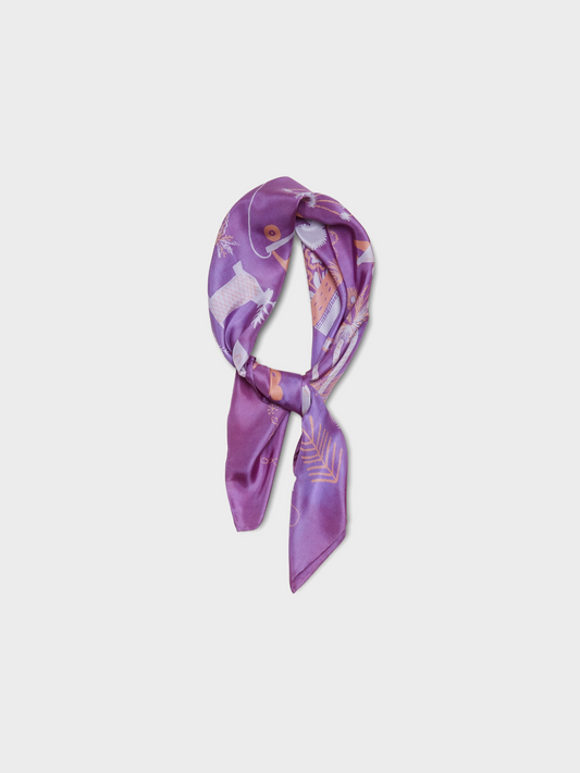 Folka Scarf in Purple by Caitlin Hinshelwood