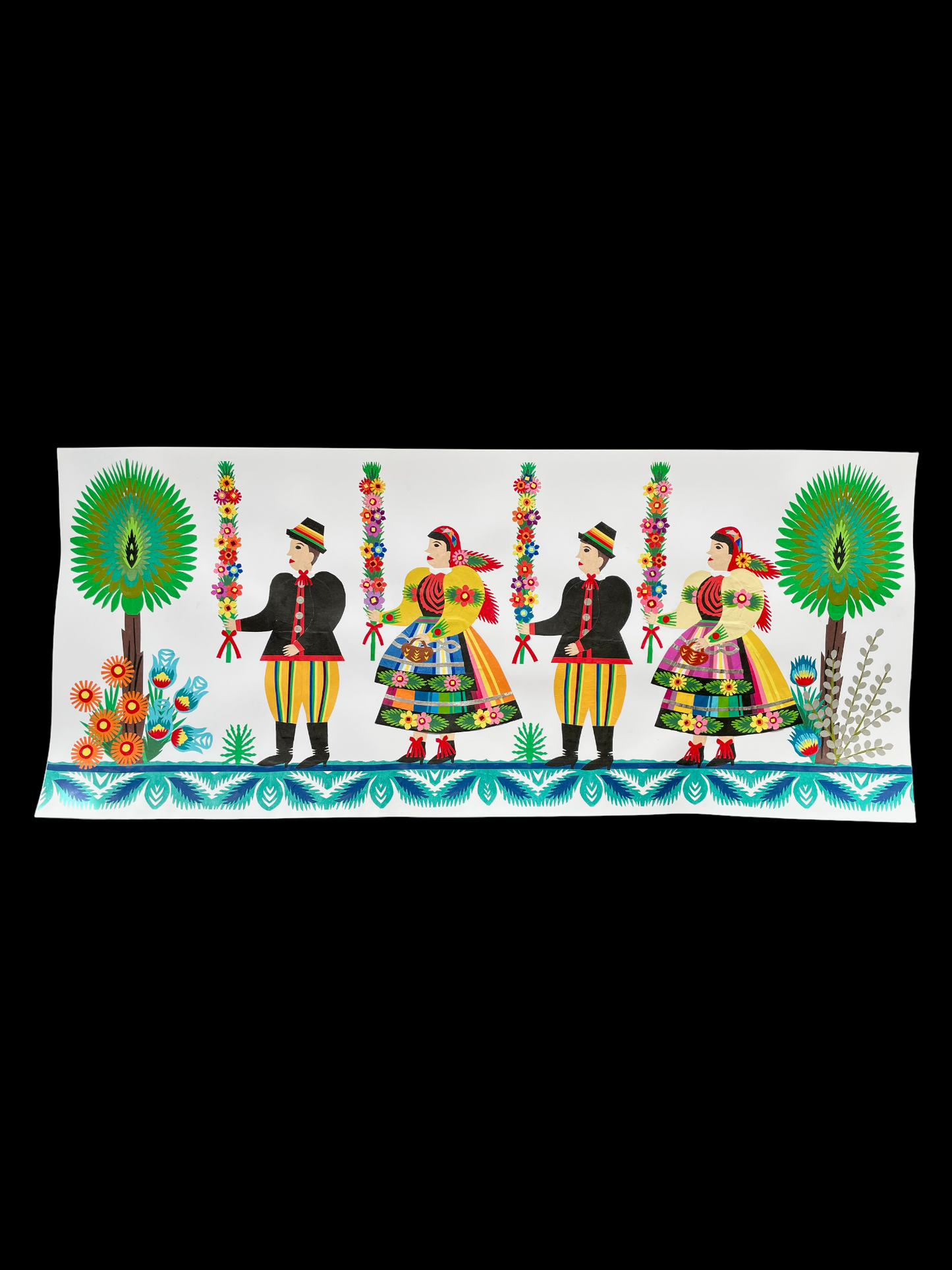 Palm Sunday Papercut by Maria