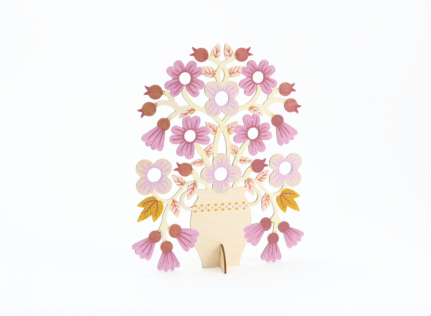 Spring Blooms Floral Tree of Life by Emma Carlow x Metio