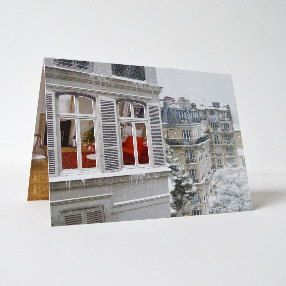 Paris Christmas Card by Nick Sellek