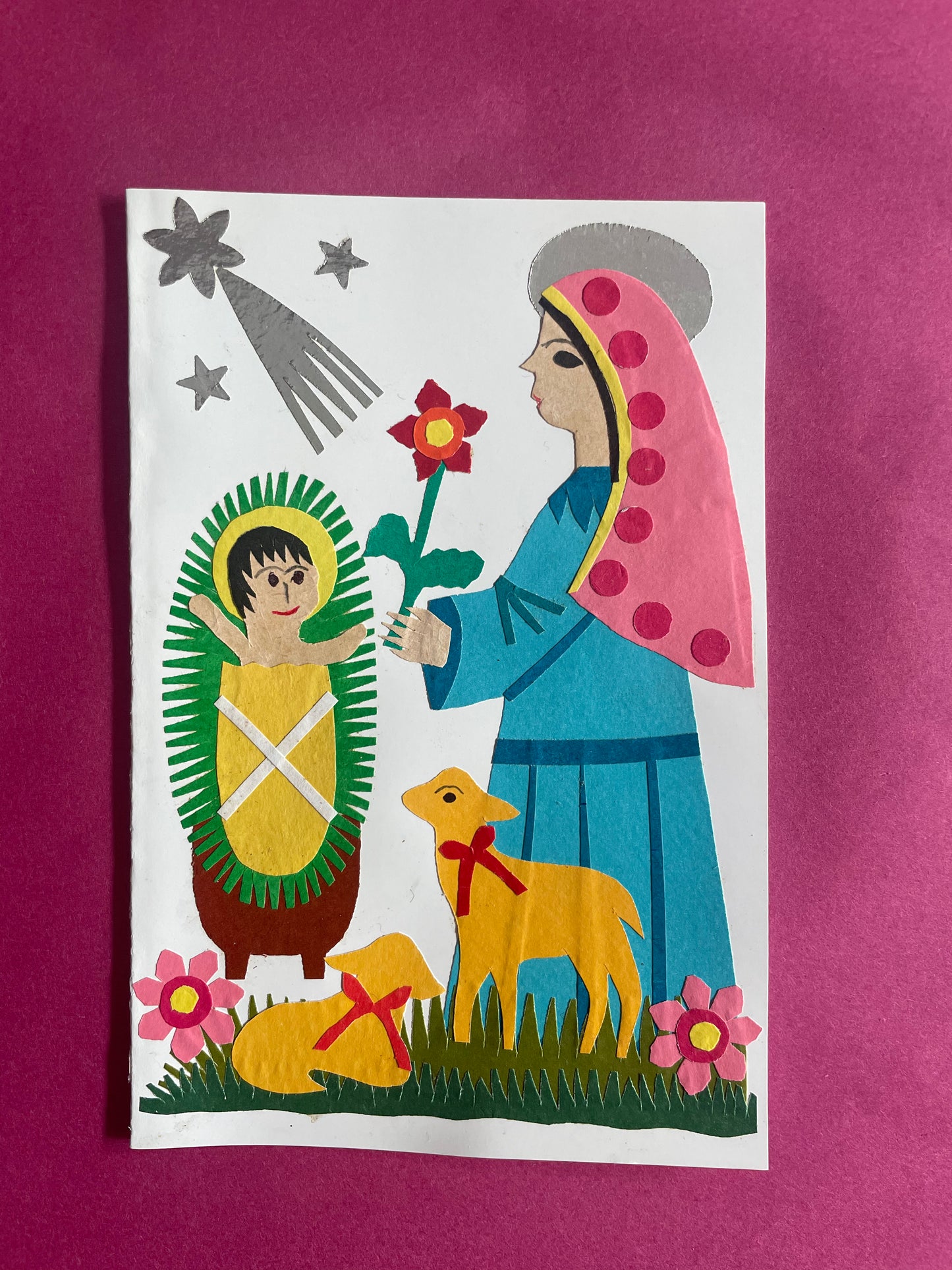 Papercut Christmas Card by Maria